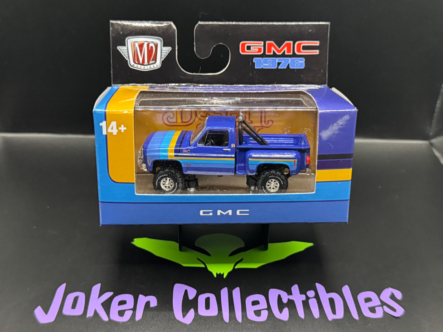M2 Machines Blue 1976 GMC Sierra Grande 15 Desert Fox WMTS22 26-11