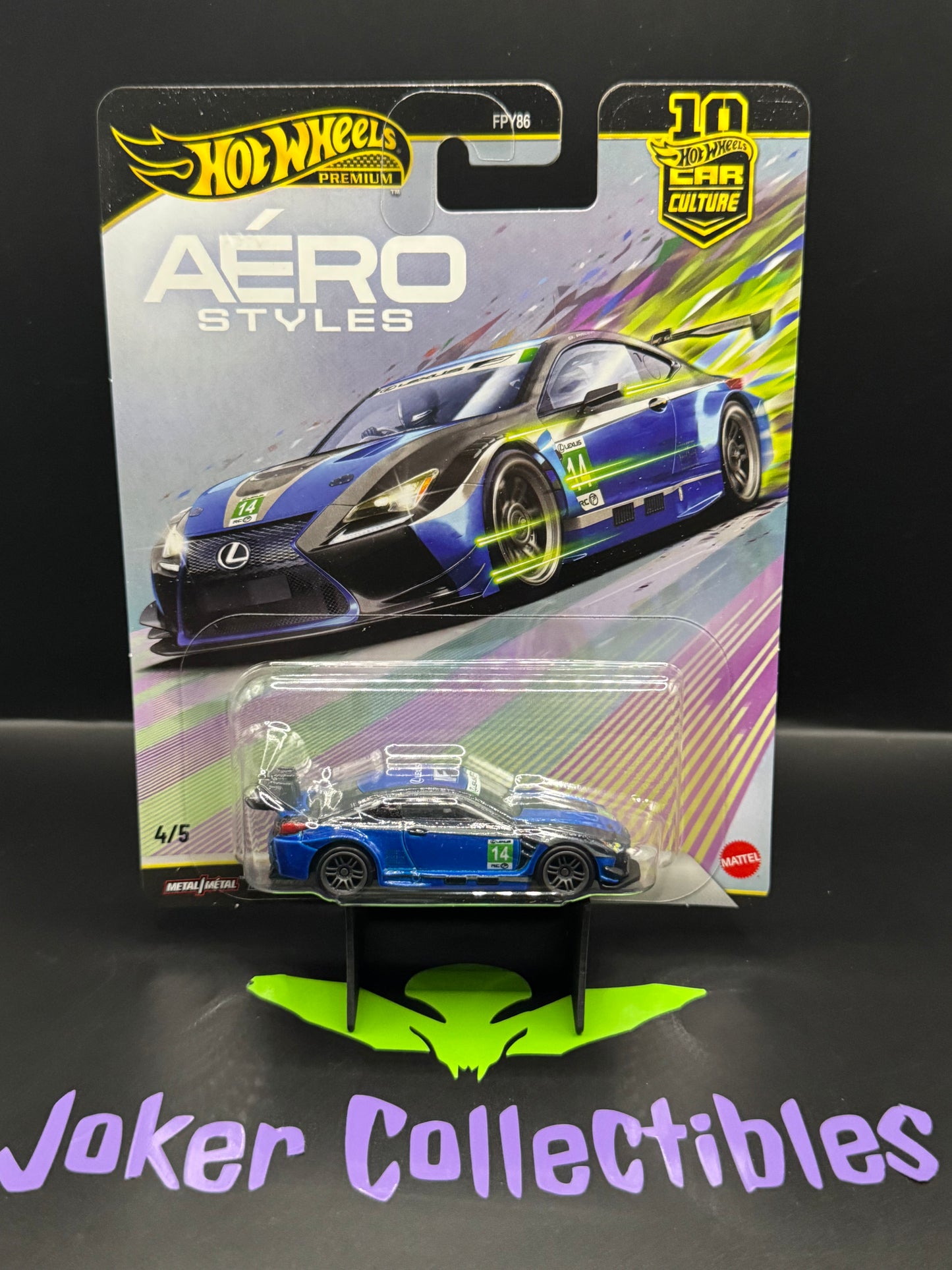 Hot Wheels Premium Car Culture 2026 Aero Styles Lexus RC F GT3 # 4/5
