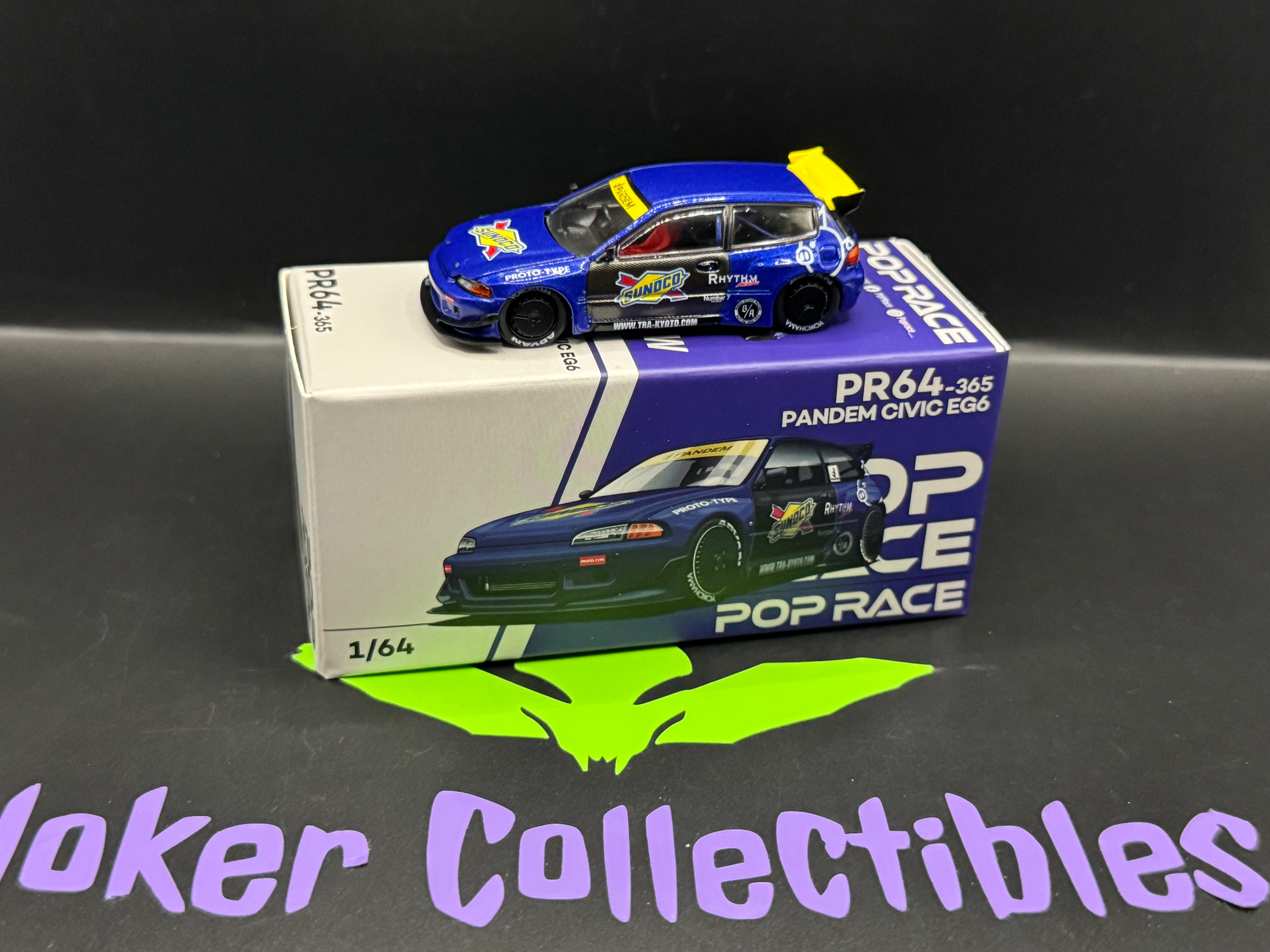 Pop Race Sonoco Pandem Honda Civic EG6 Blue PR64-365 – Joker