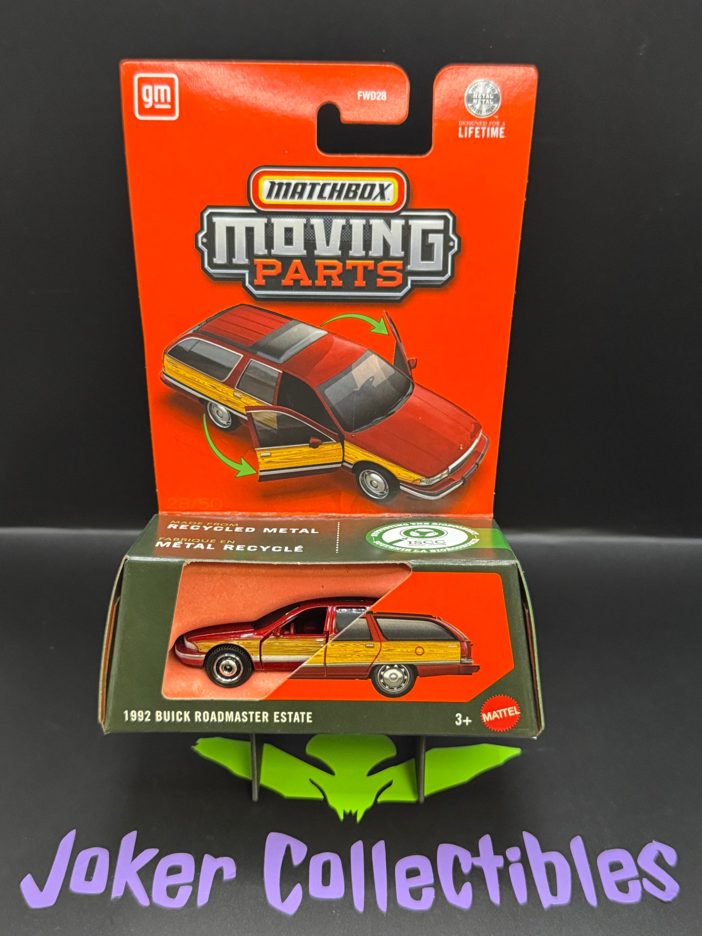 Matchbox 2026 Moving Parts Red 1992 Buick Roadmaster Estate Station Wagon