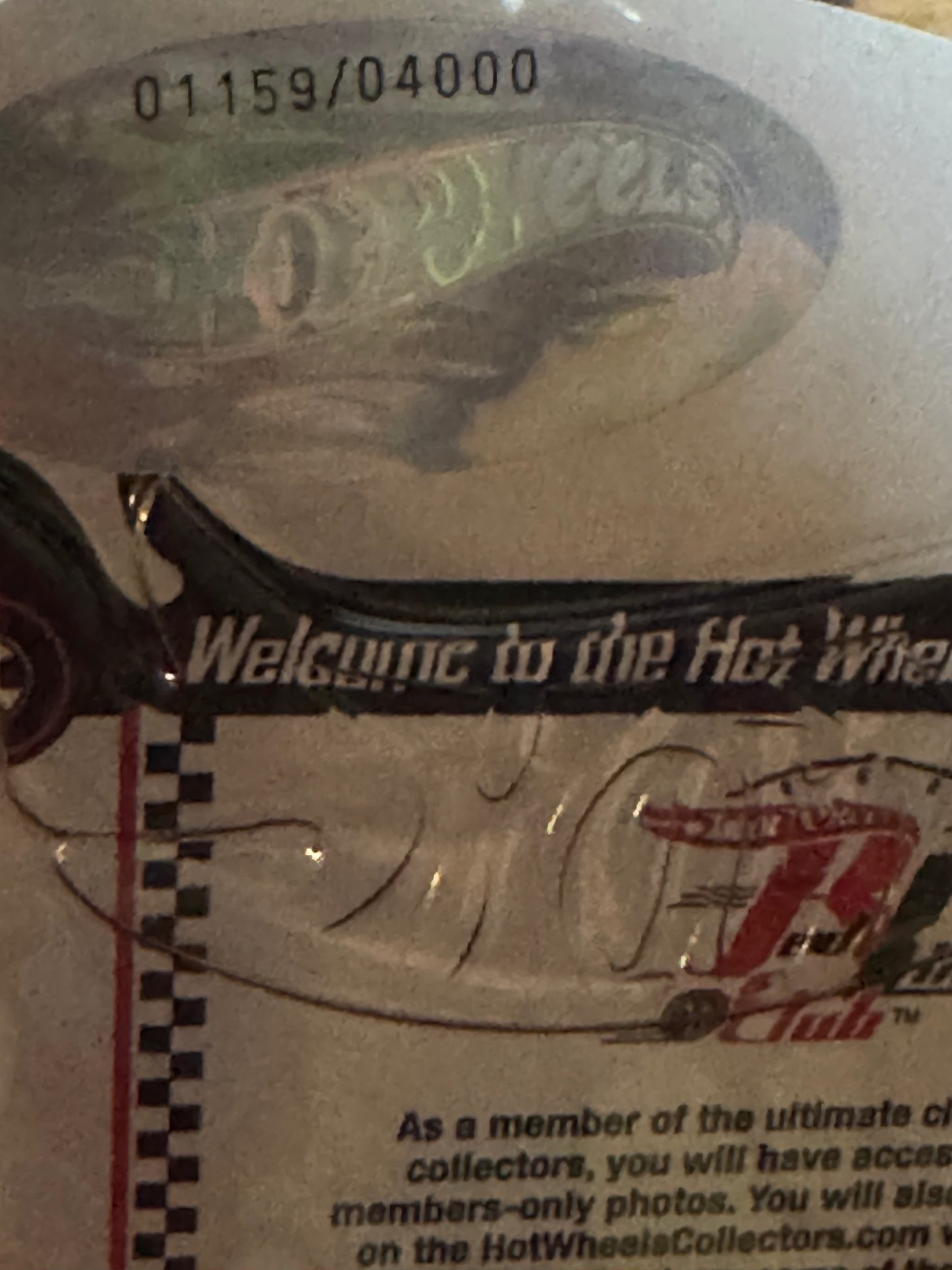 Hot Wheels 2014 RLC Red Line Club Membership Car Blue Drag Dairy 01159 / 04000