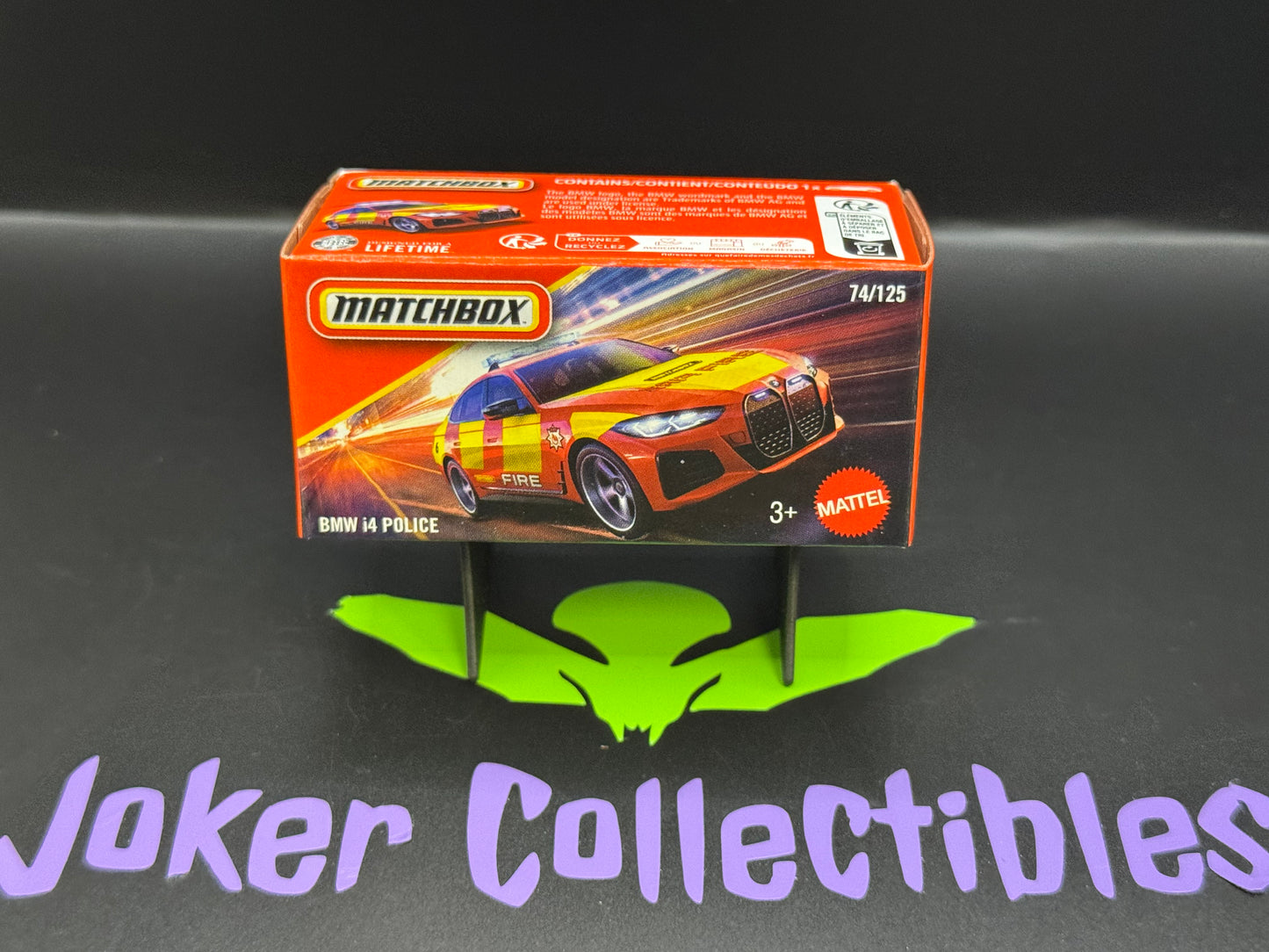 Matchbox Power Grabs 2026 Red Fire BMW i4 Police # 74/125