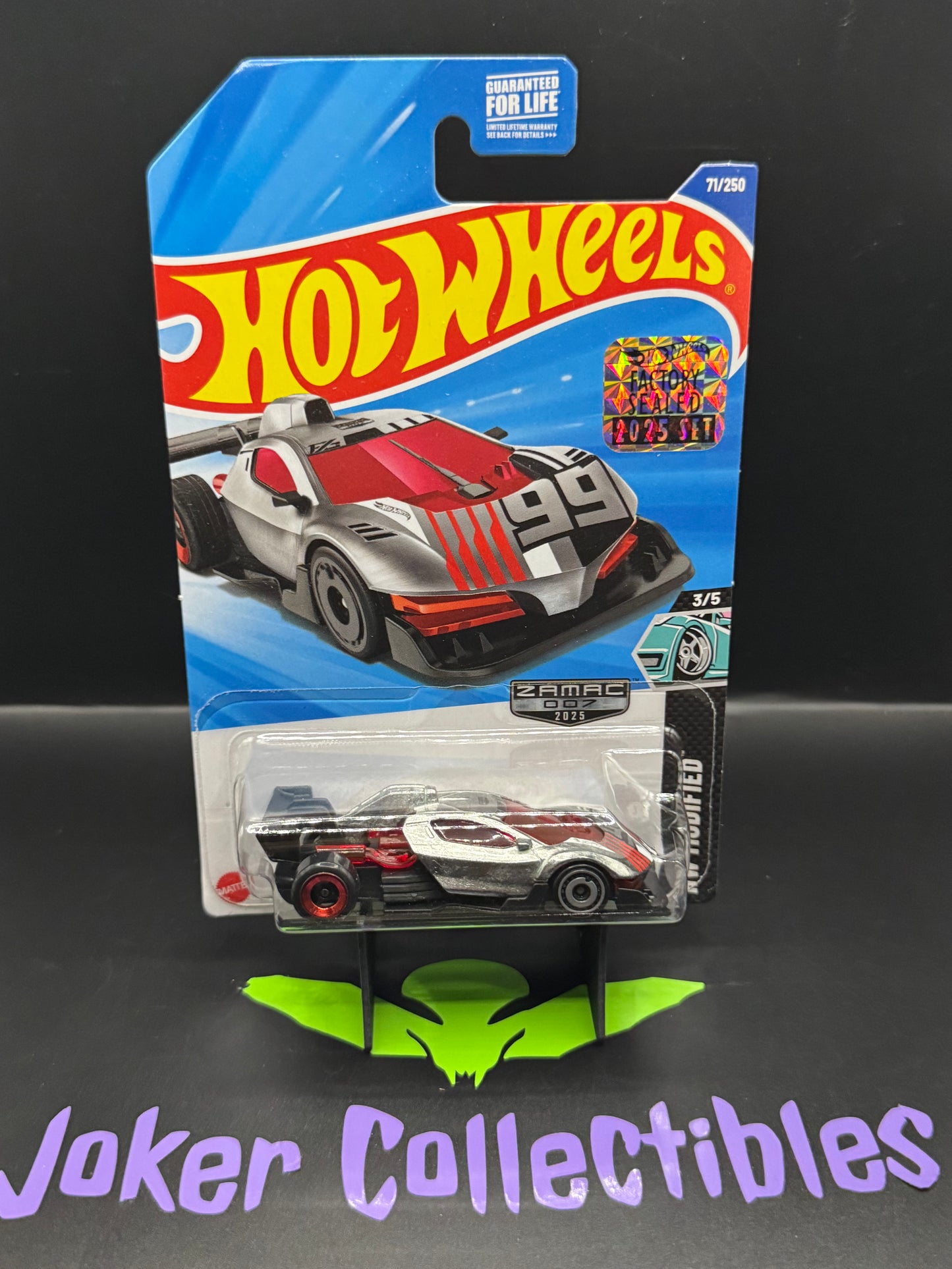 Hot Wheels 2025 Zamac 007 Punk Rod 71/250 HW Modified 3/5 Factory Sealed Sticker