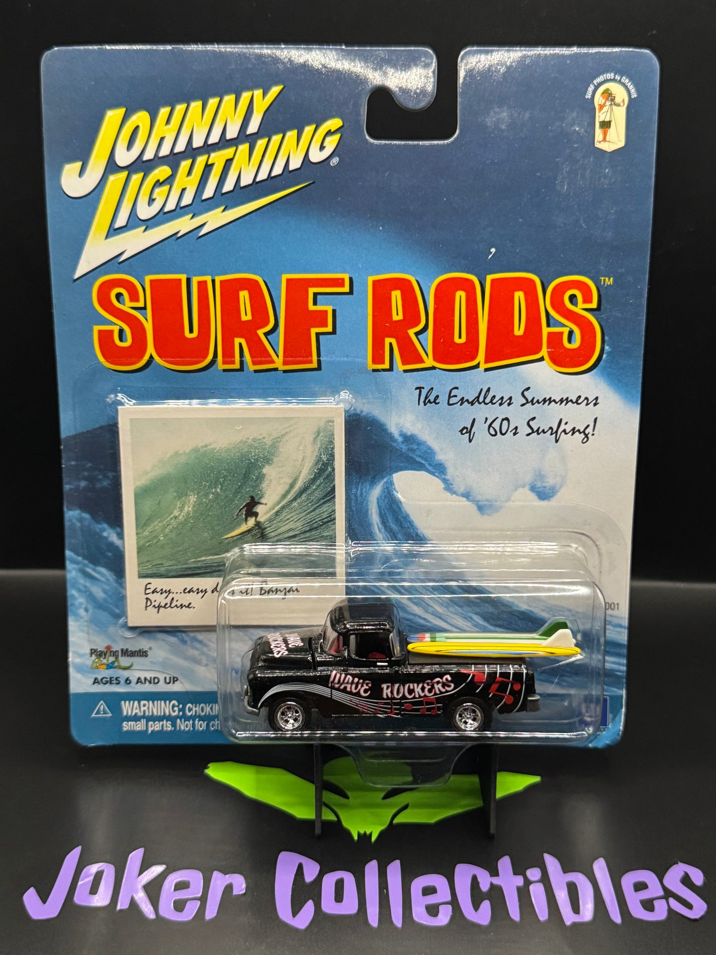 Johnny Lightning Surf Rods Black Wave Rockers