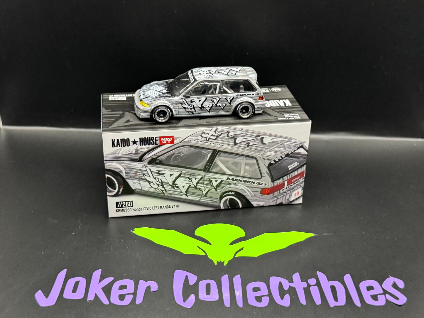 Kaido House Honda Civic EF Kaido Manga V1 Silver KHMG260 Chase Chance
