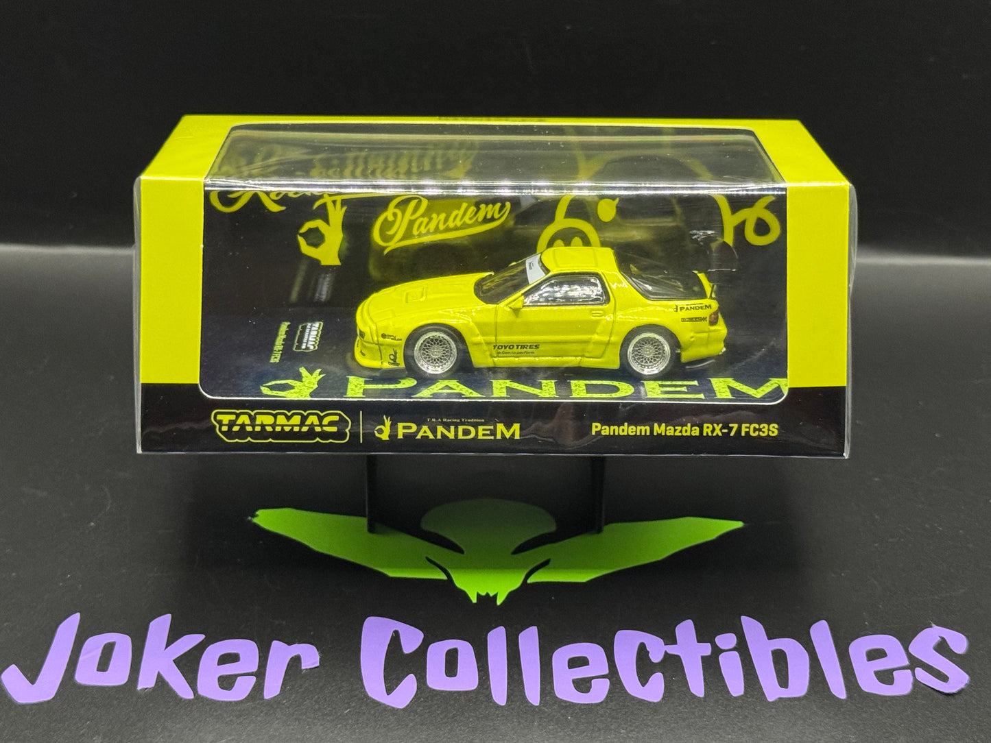 Tarmac Works Road64 Rocket Bunny Pandem Mazda RX-7 FC3S Yellow