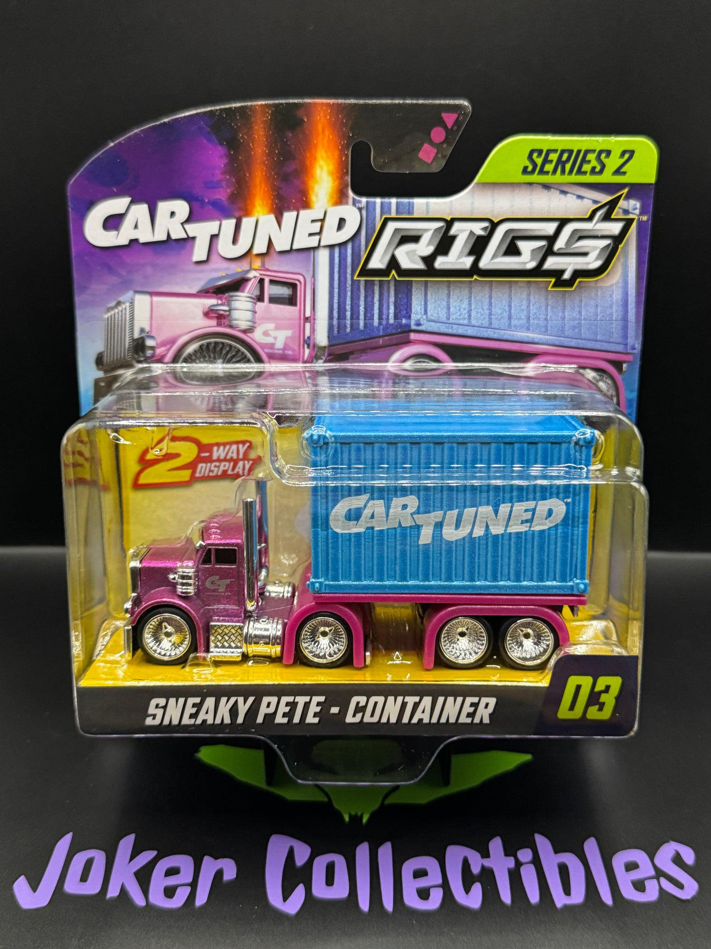 CarTuned Rigs Series 2 Pink & Blue Sneaky Pete - Container # 03 Car Tuned