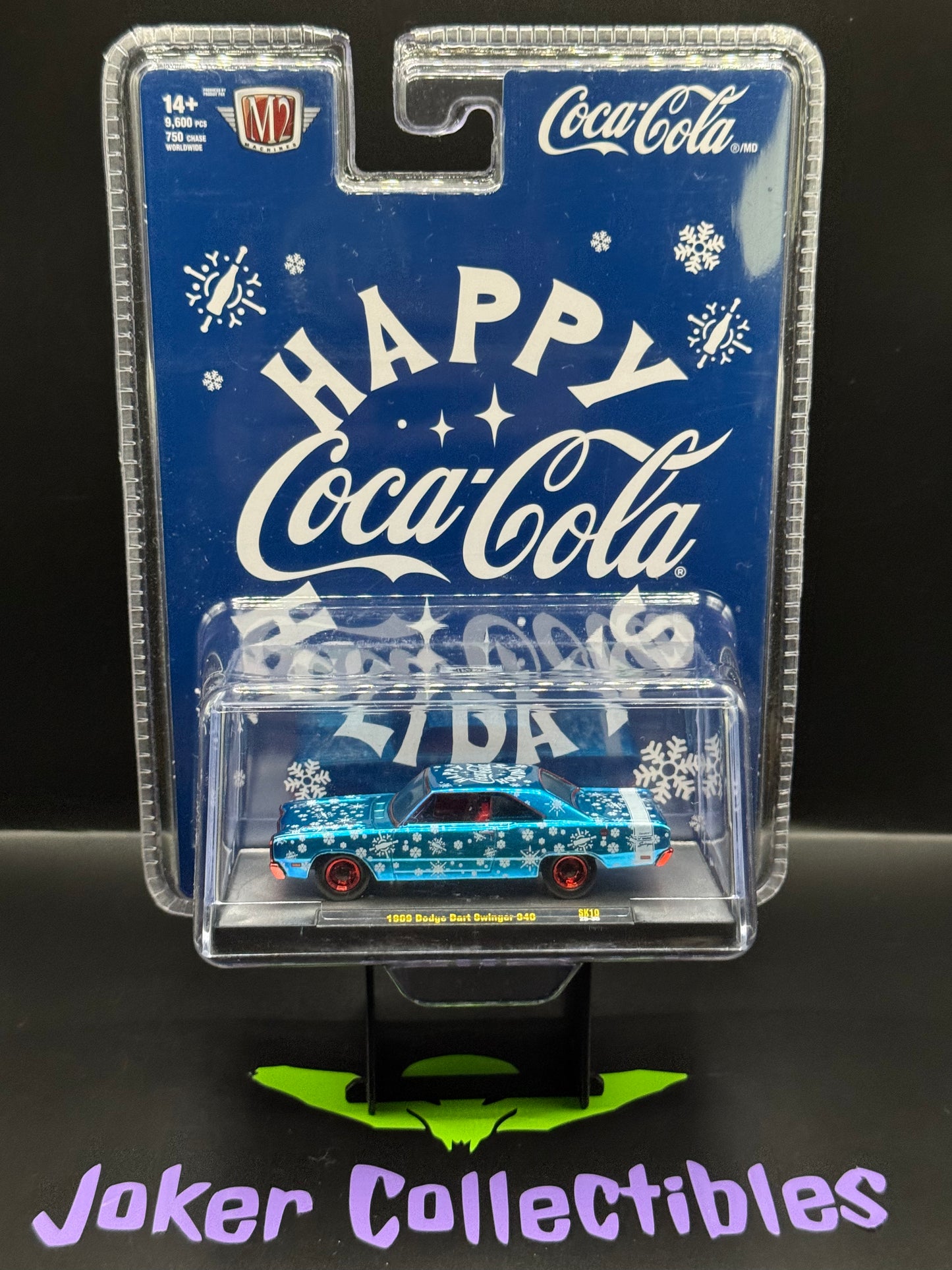 M2 Machines Coca-Cola Chase Blue Holiday 1969 Dodge Dart Swinger 340 Sk10 25-35