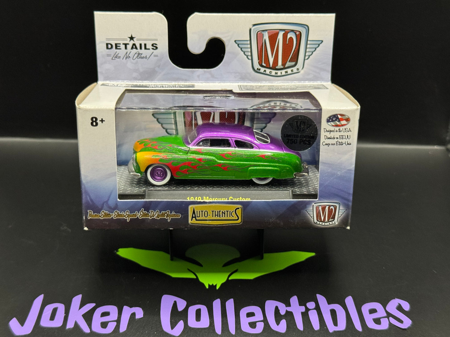 M2 Machines Auto-Thentics 2018 ToyXPO Green & Purple 1949 Mercury Custom
