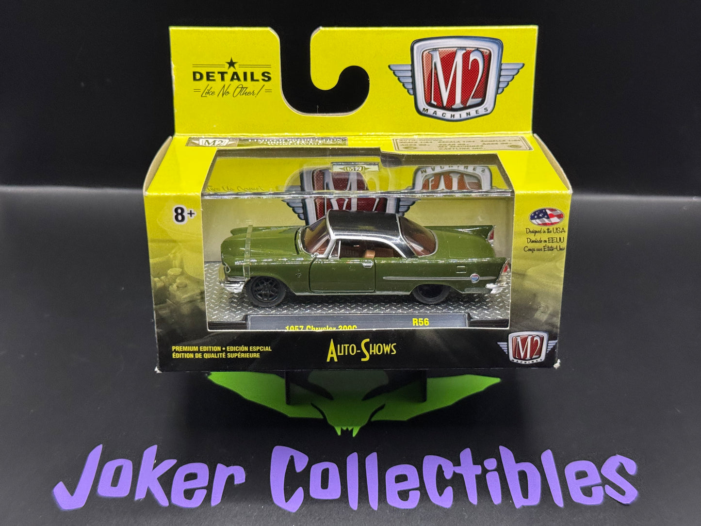 M2 Machines Auto-Shows Green 1957 Chrysler 300C R56 19-28