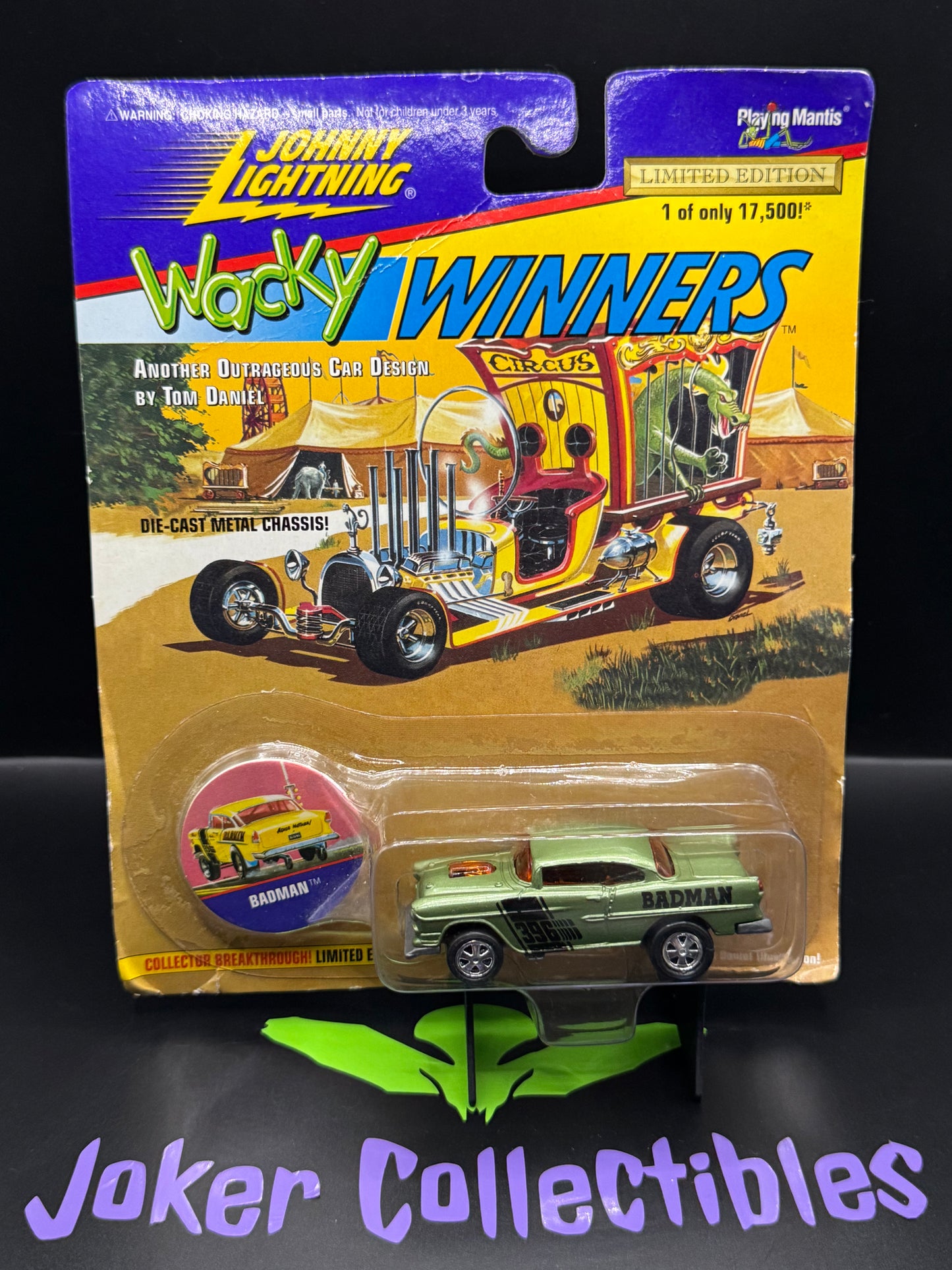 Johnny Lightning Wacky Winners Green Badman Series No. 1