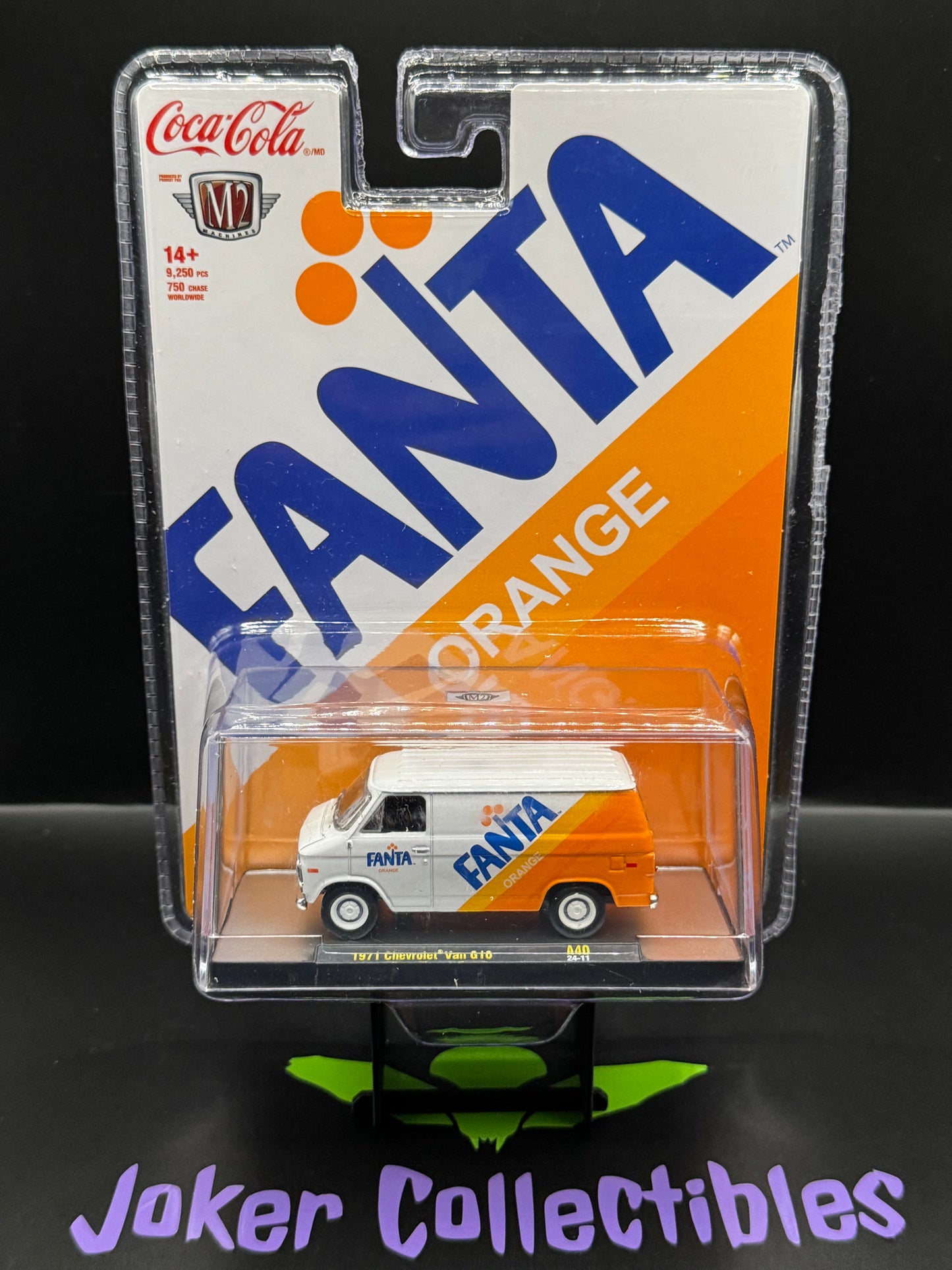 M2 Machines Fanta Orange 1971 Chevrolet Van G10 A40 24-11
