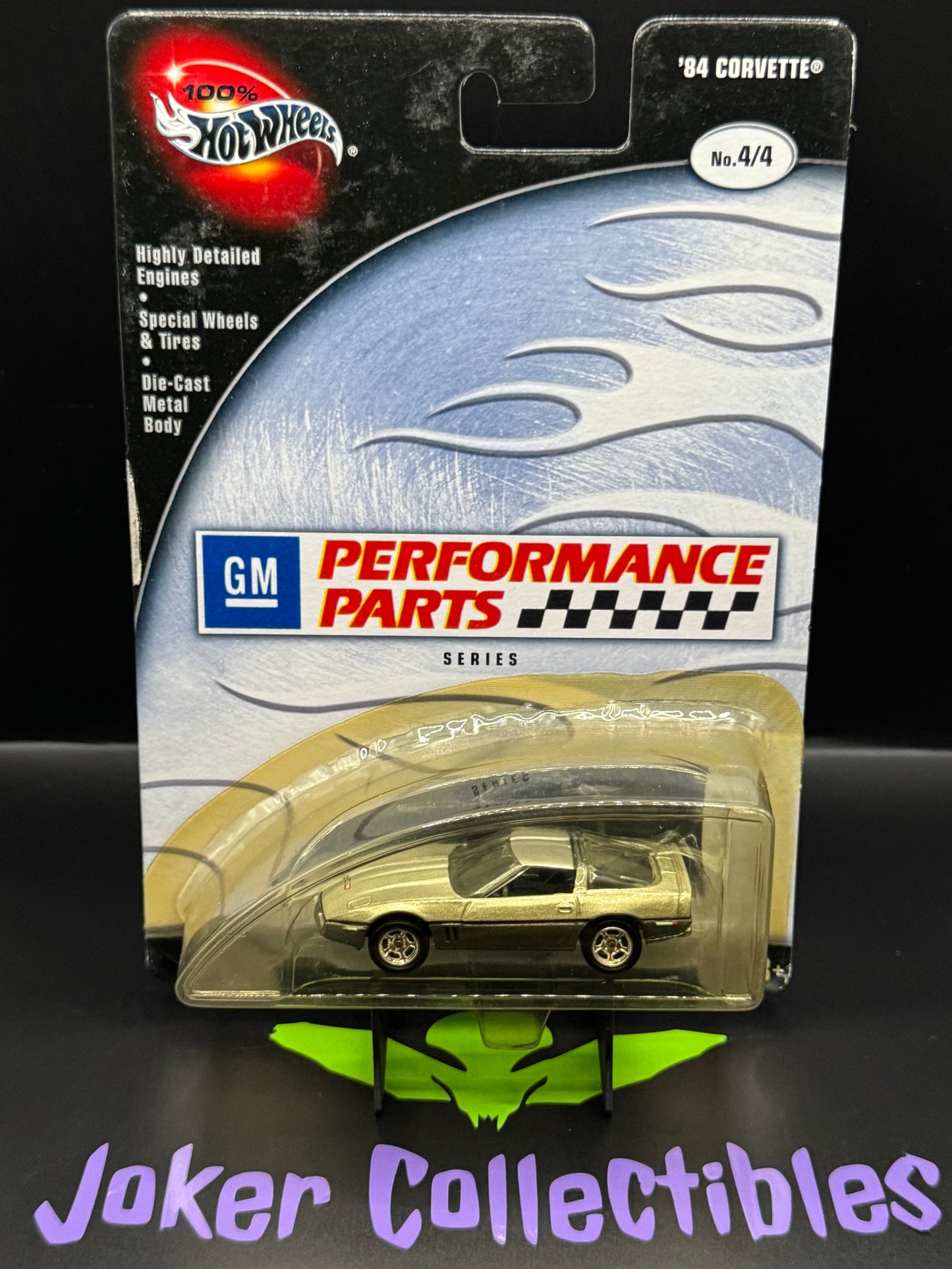 Hot Wheels 100% GM Performance Parts Series Silver '84 Corvette No. 4/4