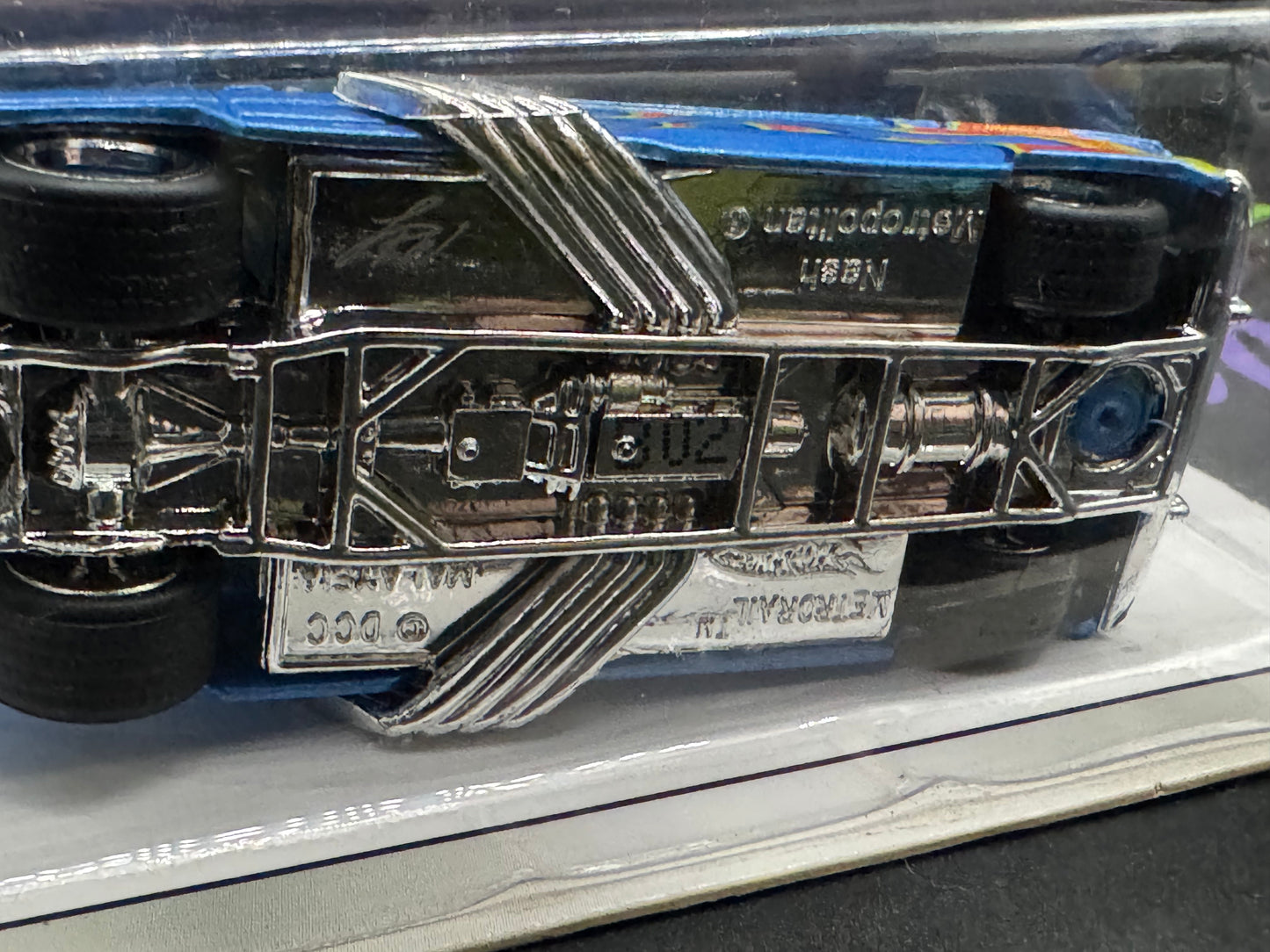 Hot Wheels Larry's Garage Chase Blue Metrorail Nash Metropolitan # 3 of 20
