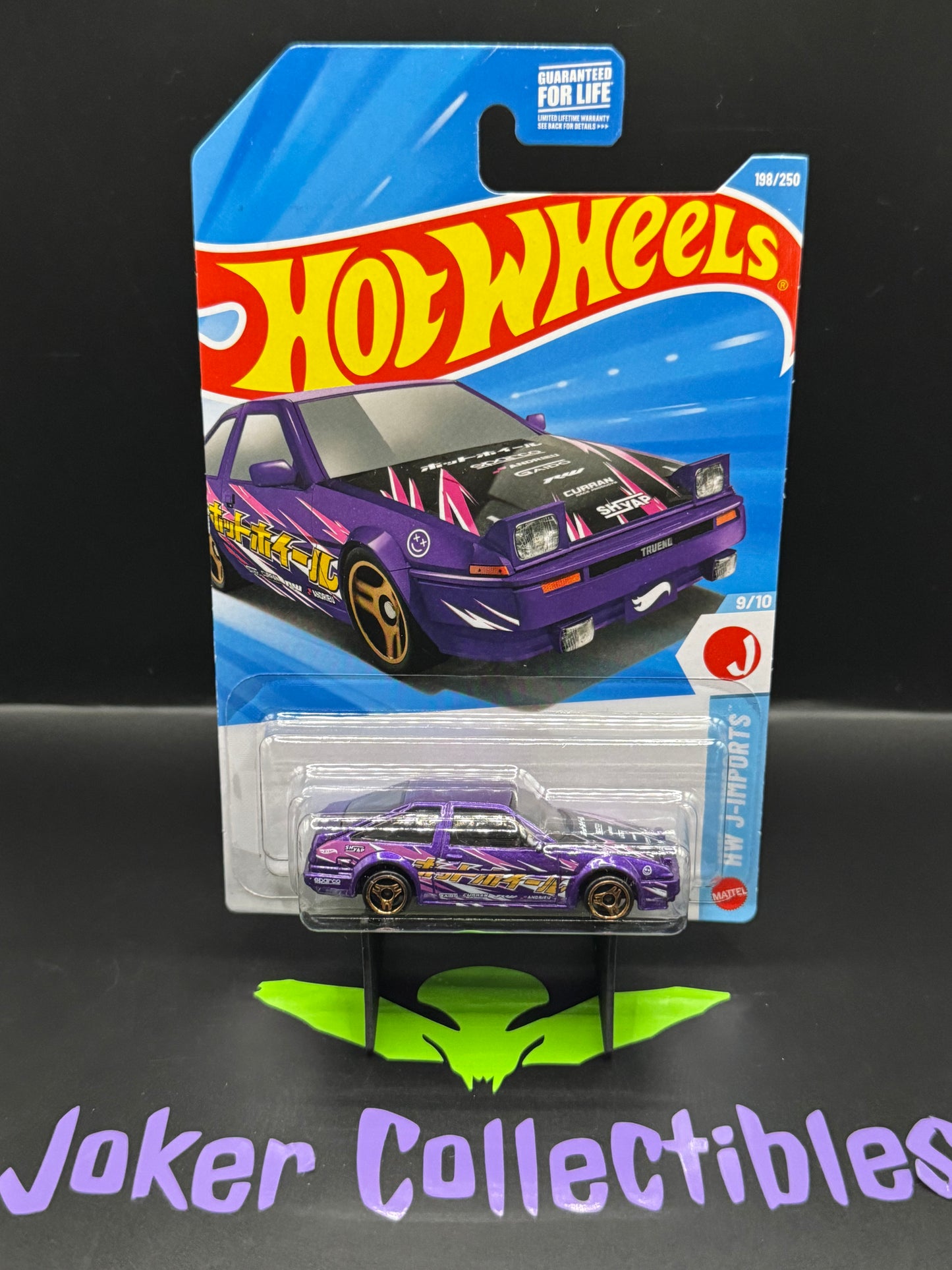 Hot Wheels 2026 Purple Toyota AE86 Sprinter Trueno 198/250 HW J-Imports 9/10 K Case
