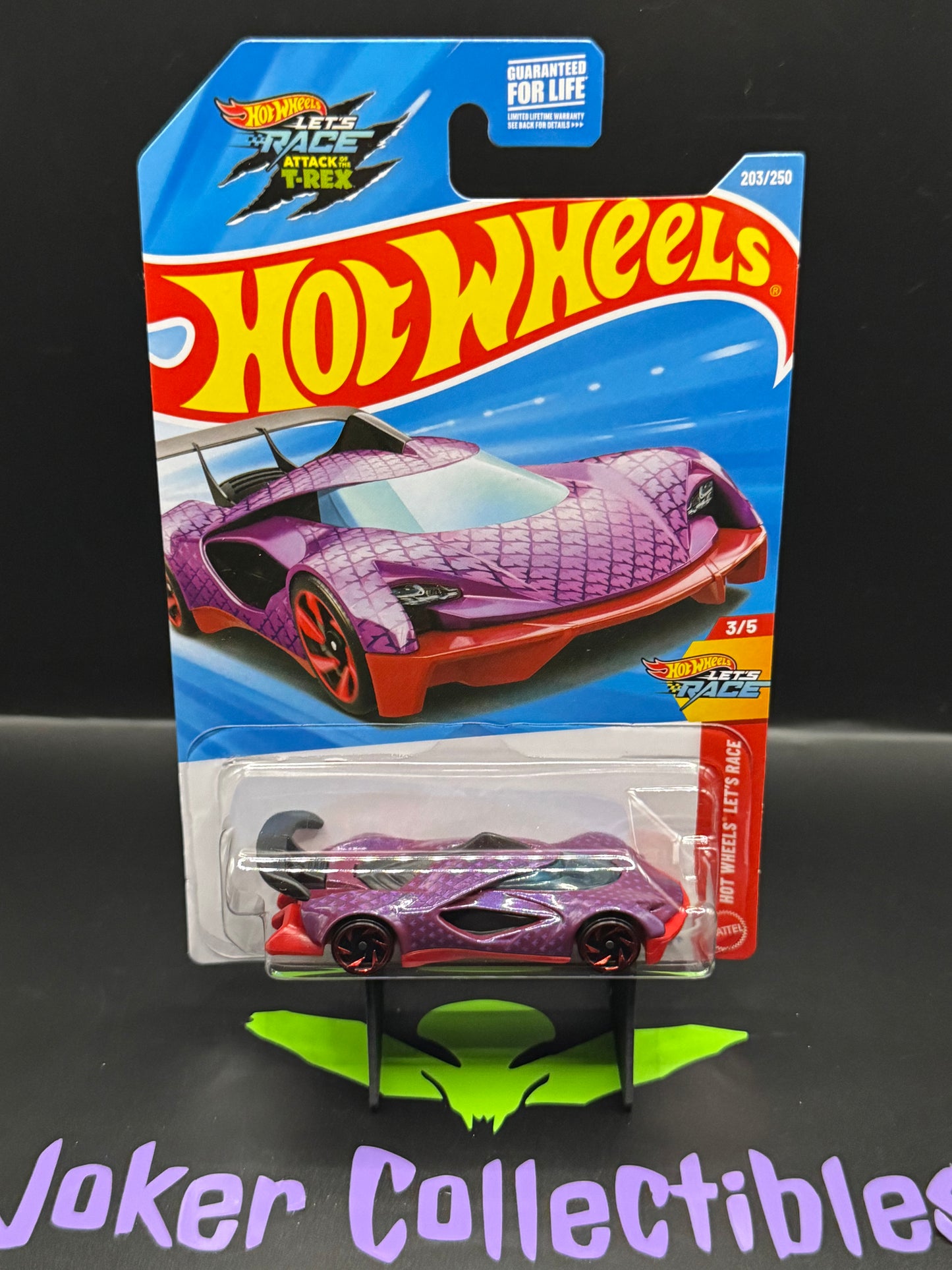 Hot Wheels 2026 Purple & Red Street Shrieker 203/250 Hot Wheels Let's Race 3/5 K Case