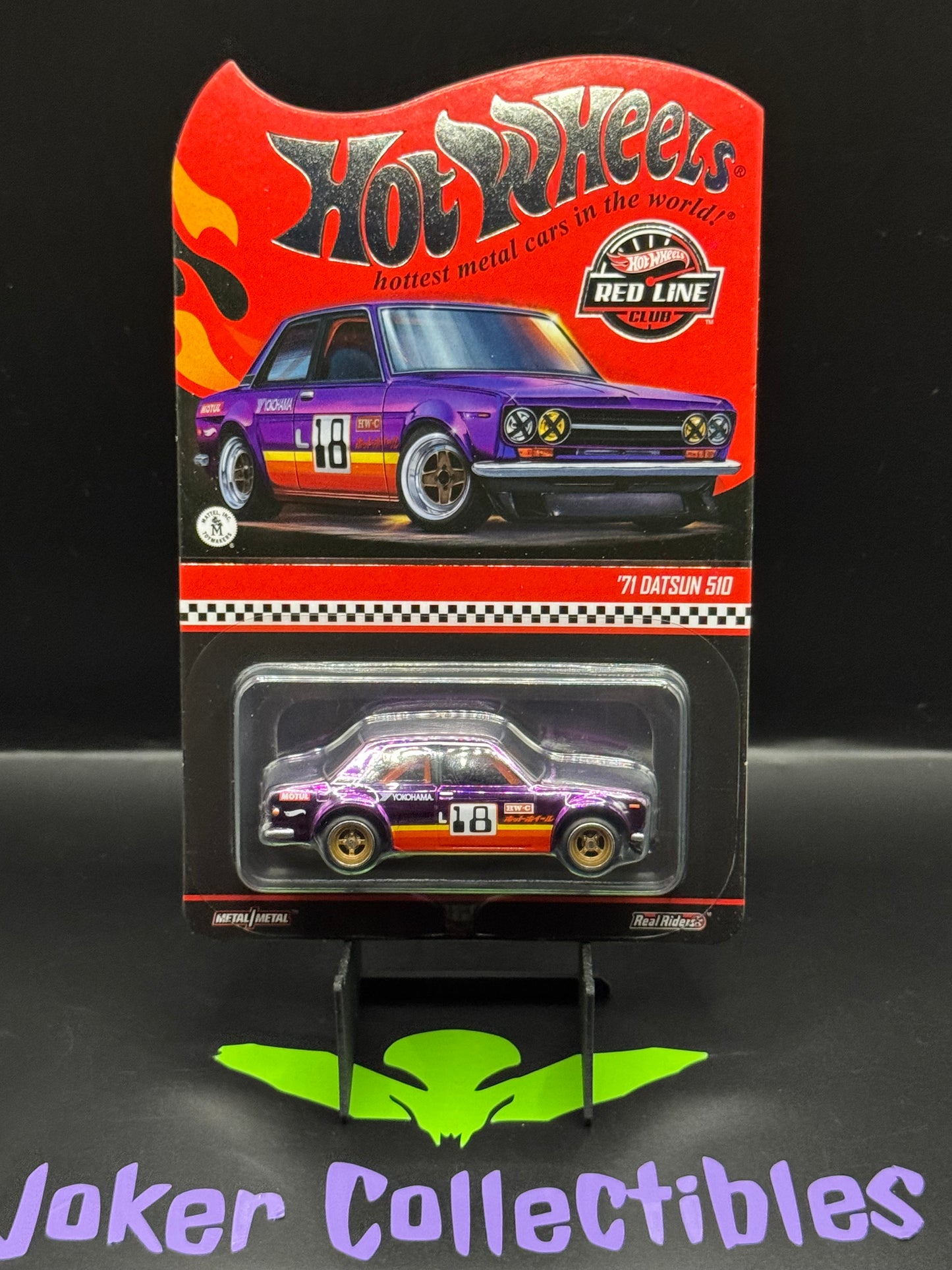 Hot Wheels 2025 RLC Exclusive Red Line Club '71 Datsun 510 Purple