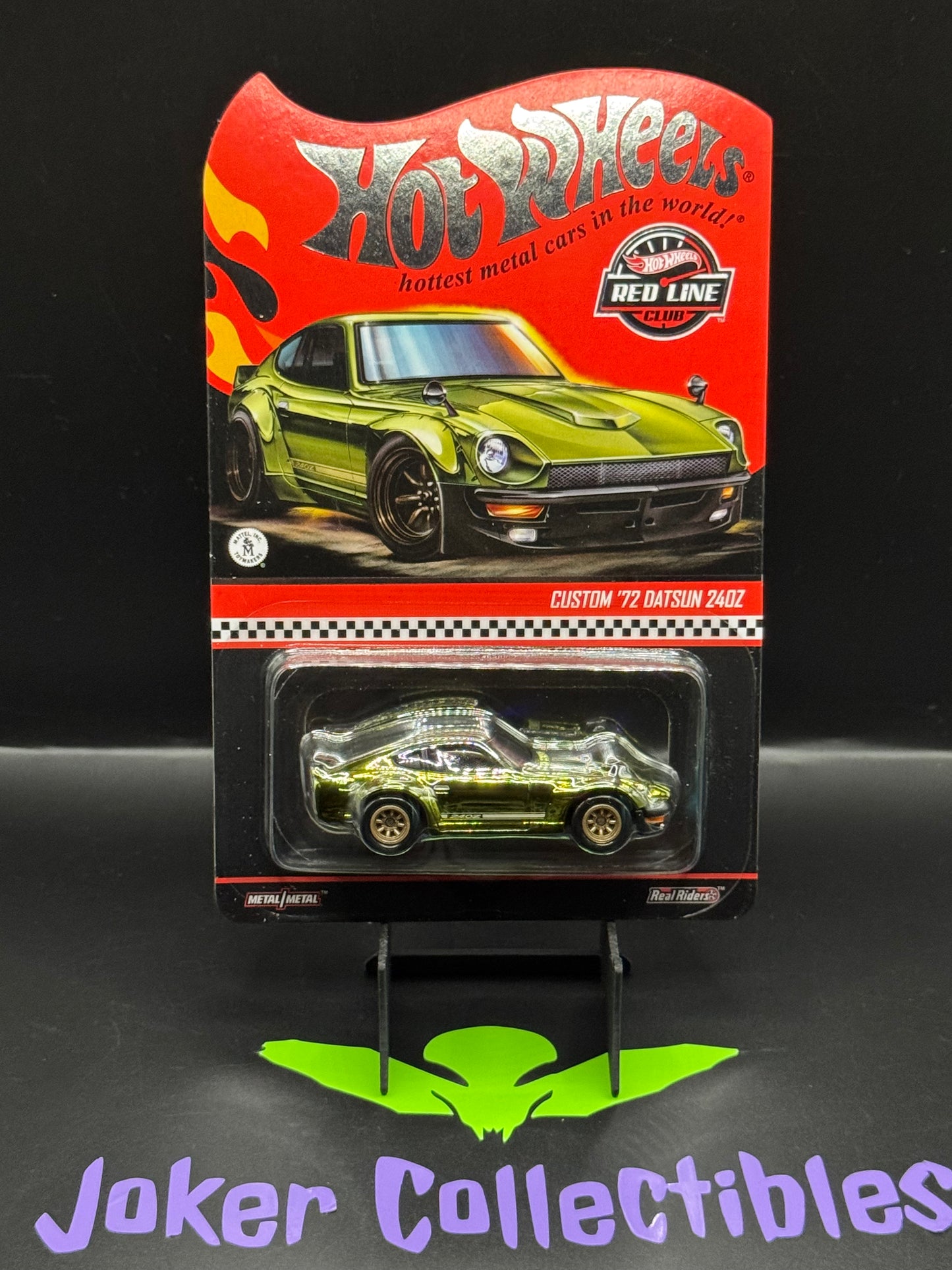 Hot Wheels 2025 RLC Exclusive Red Line Club Custom '72 Datsun 240Z Green