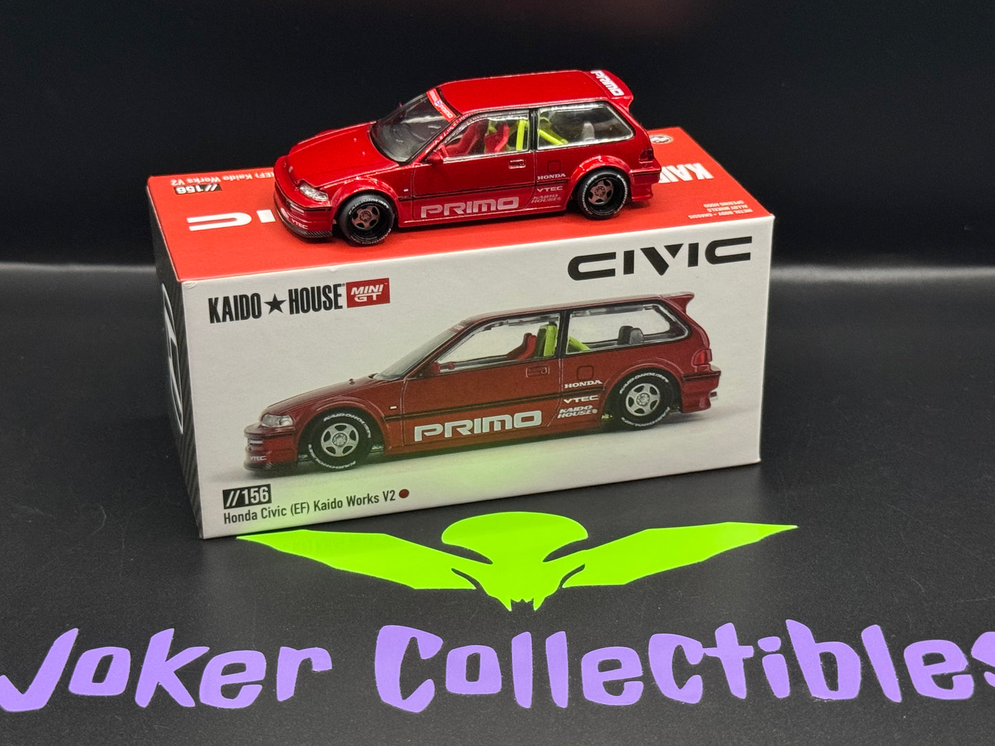 Kaido House Honda Civic EF Kaido Works V2 M Red KHMG156