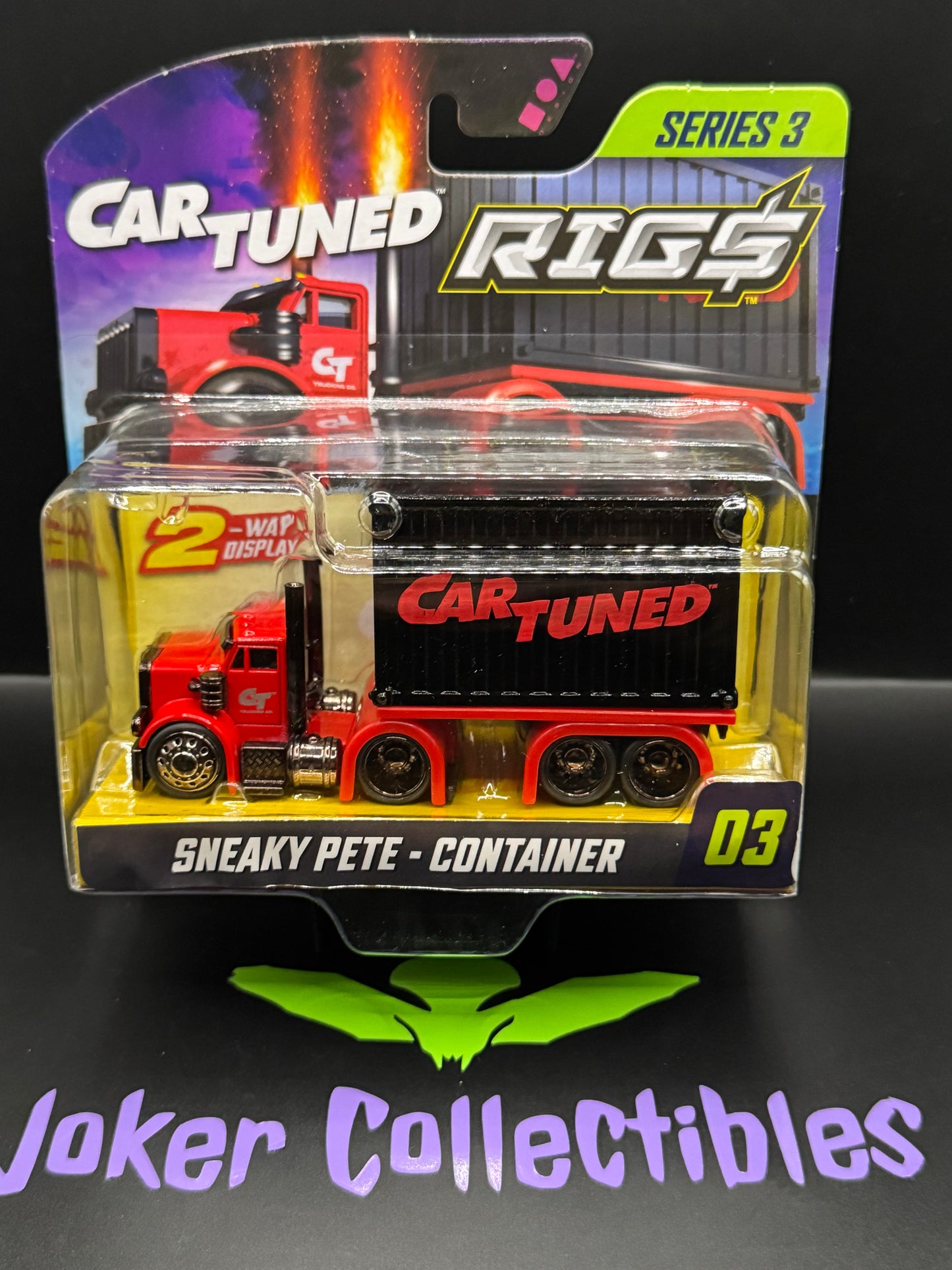 CarTuned Rigs Rig$ Series 3 Red & Black Sneaky Pete - Container # 03 Car Tuned