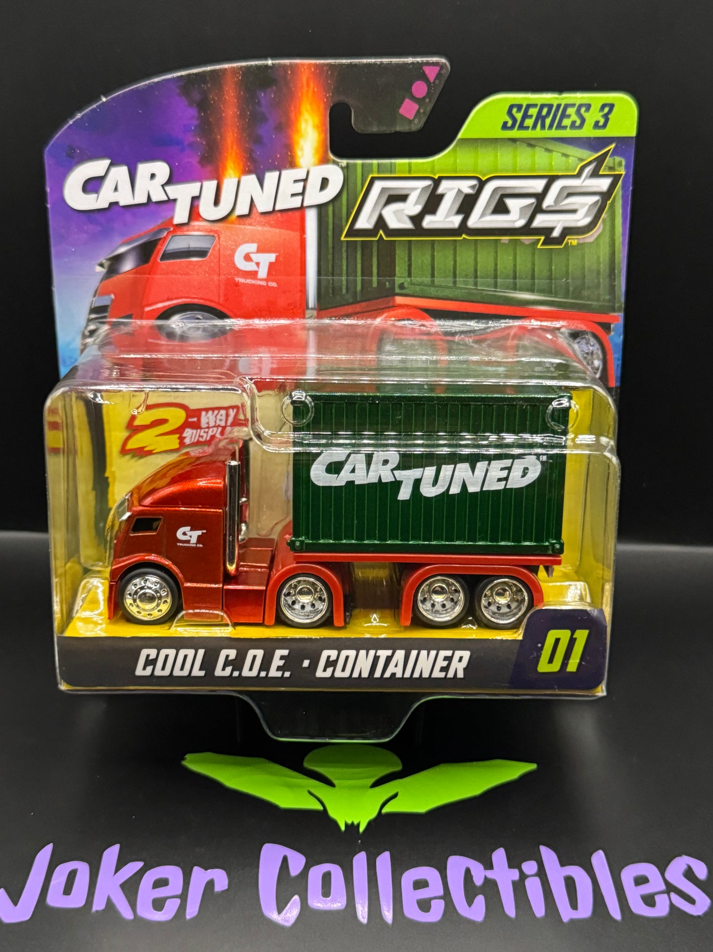CarTuned Rigs Rig$ Series 3 Orange & Green Cool C.O.E. - Container # 01 Car Tuned
