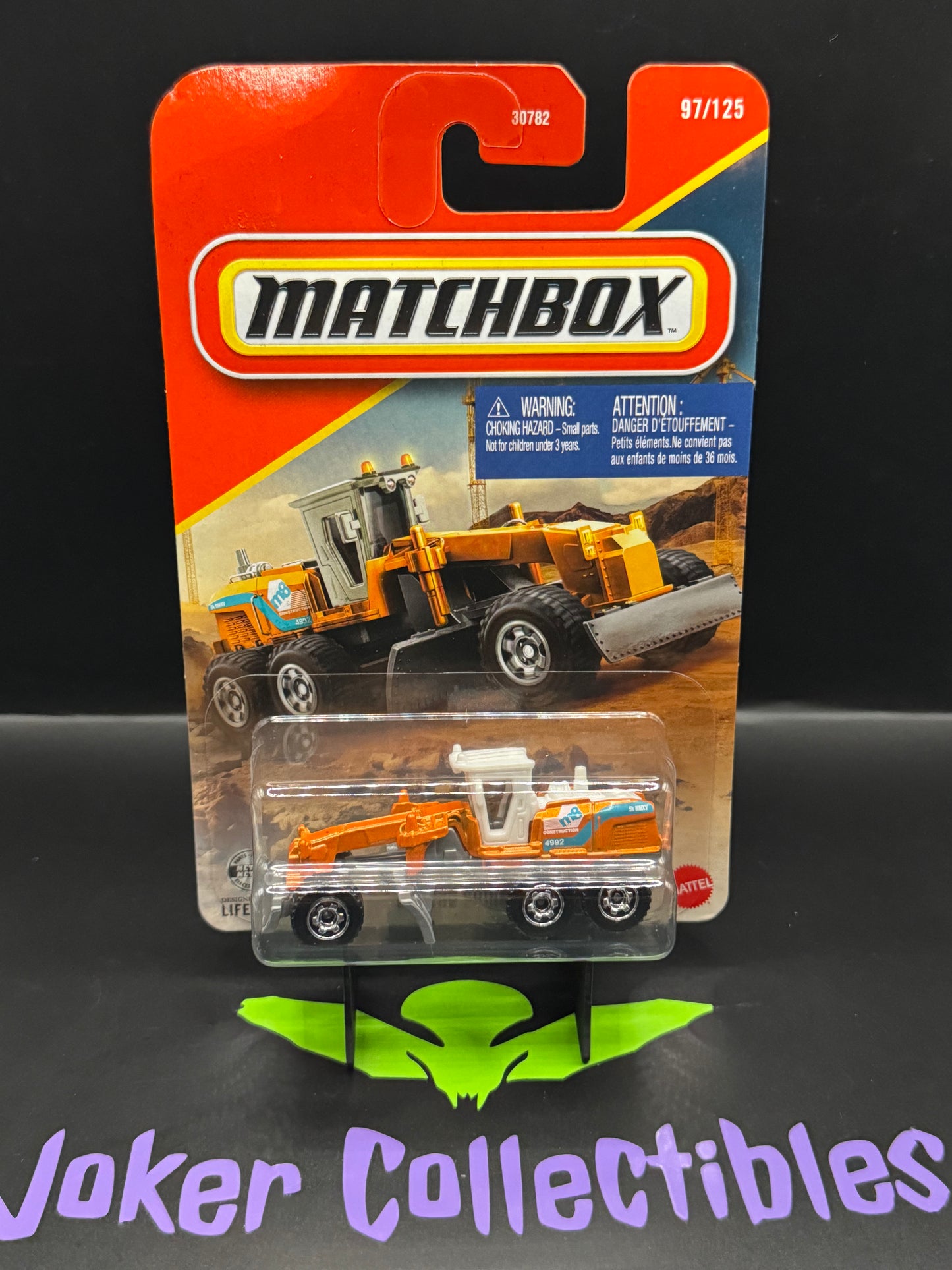 Matchbox 2026 Orange Ground Grinder # 97/125