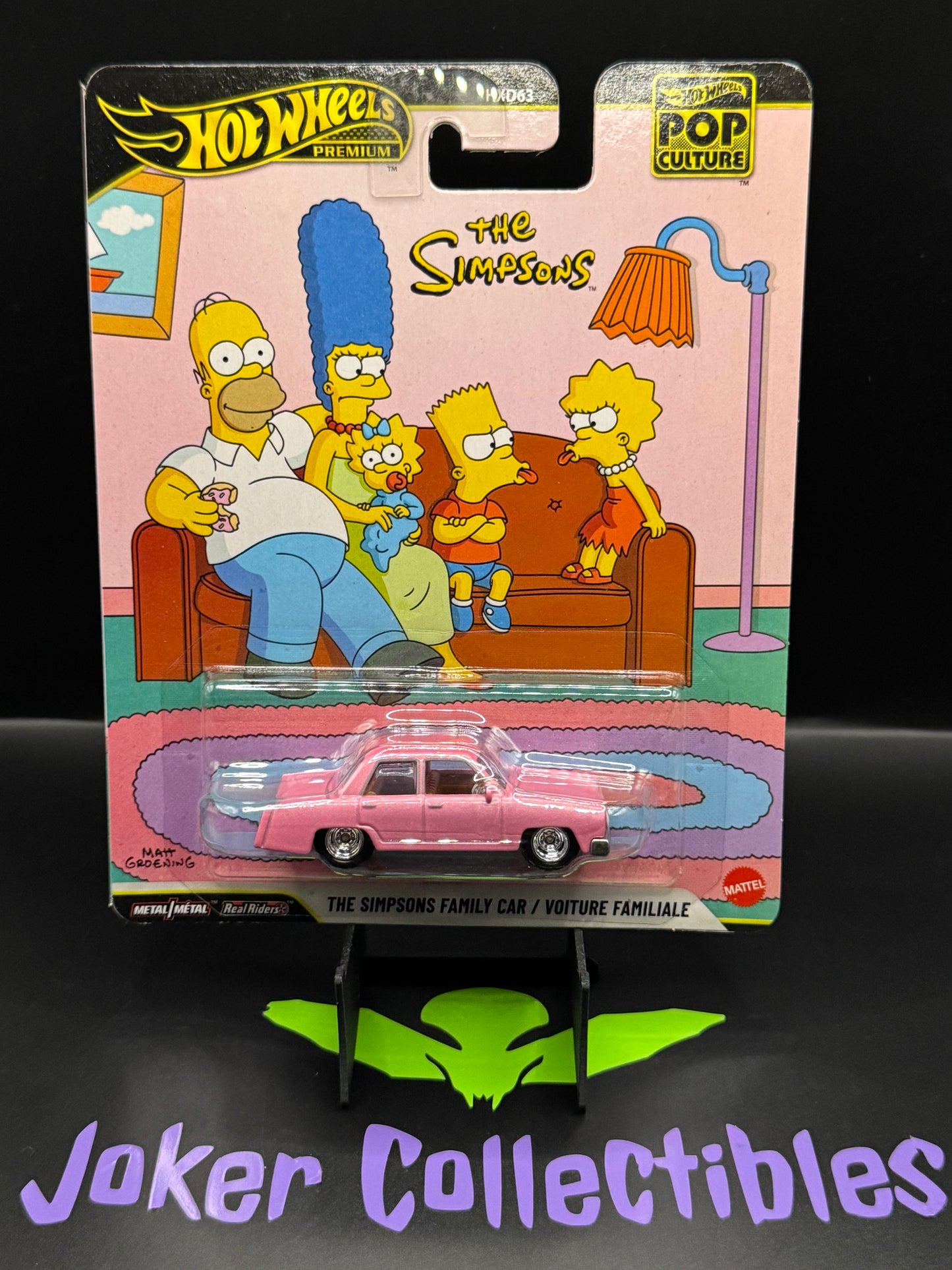Hot Wheels Premium Pop Culture The Simpsons Family Car