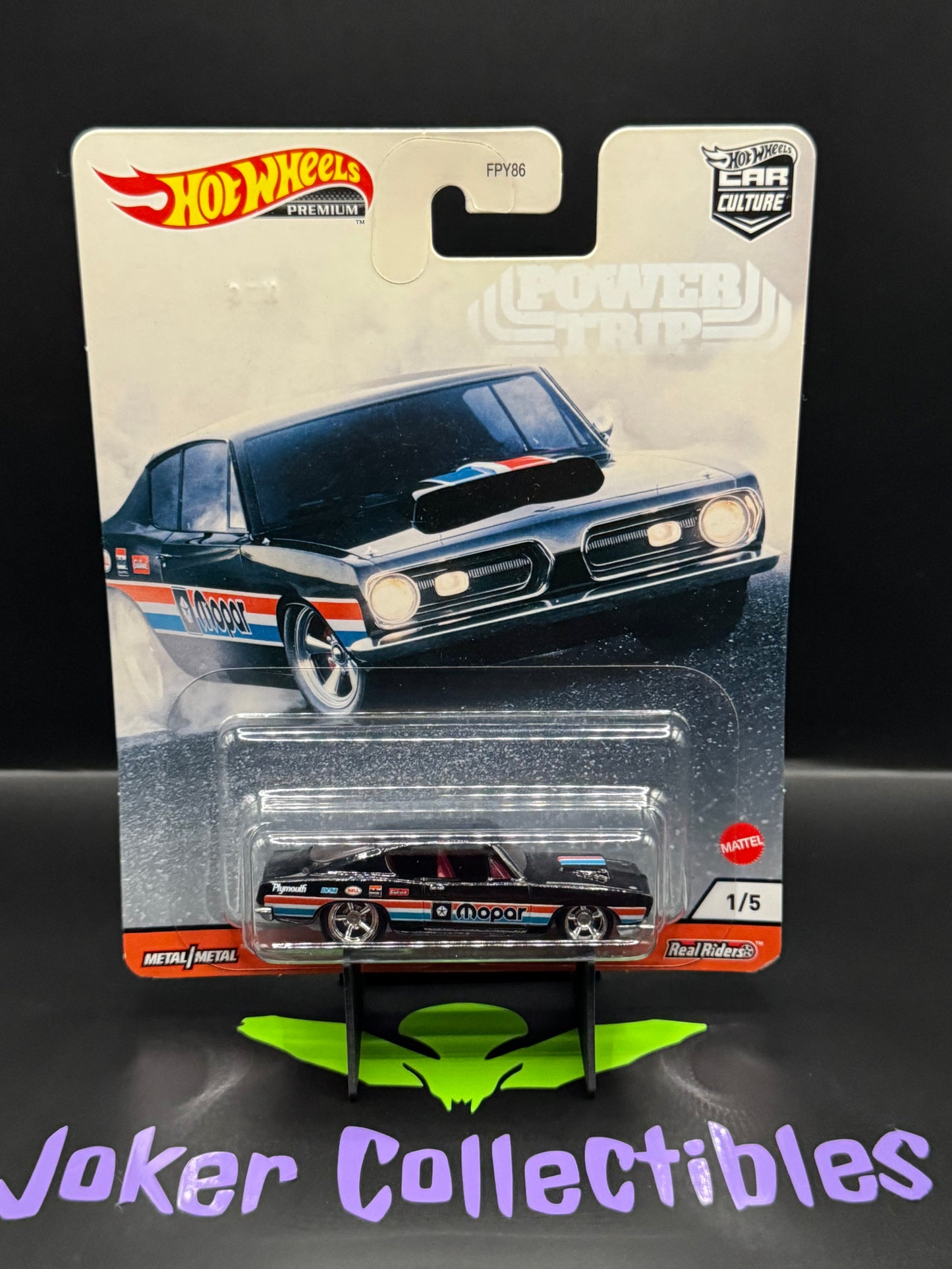 Hot Wheels Premium Car Culture Power Trip Plymouth Barracuda HEMI # 1/5