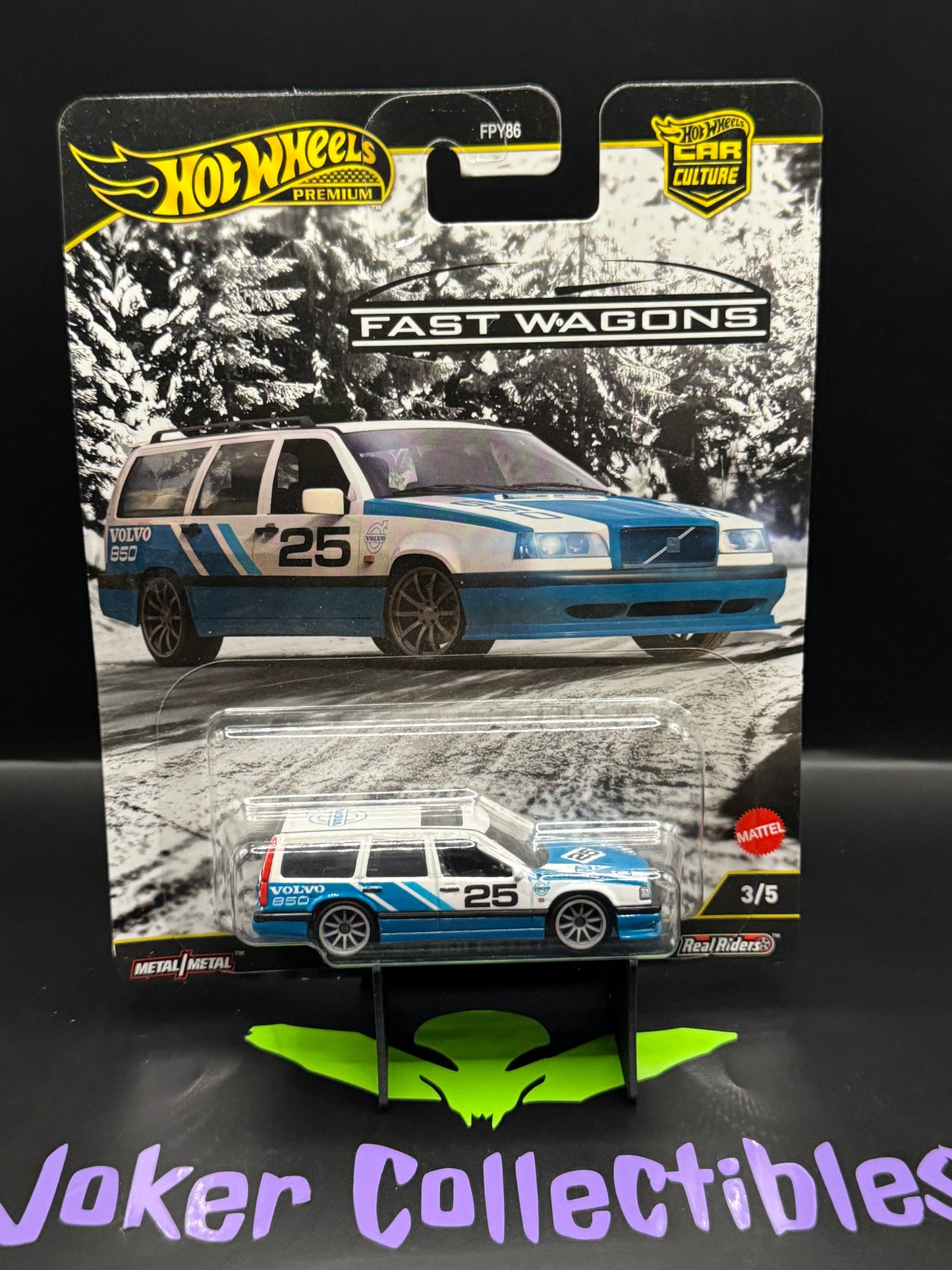 Hot Wheels Premium Car Culture Fast Wagons Volvo 850 Estate Wagon # 3/5