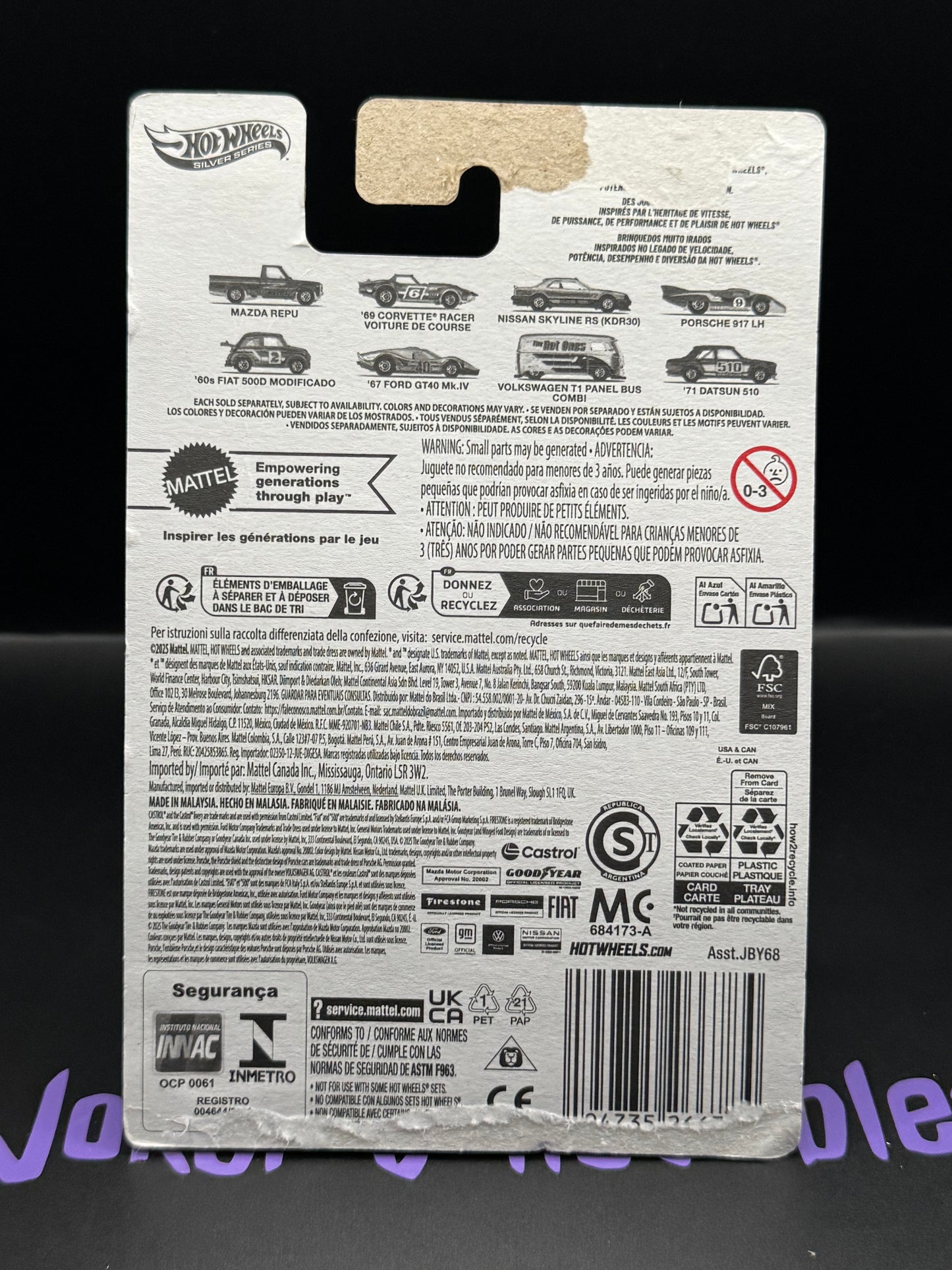 Bad Card Hot Wheels The Hot Ones Porsche 917 LH # 4/8