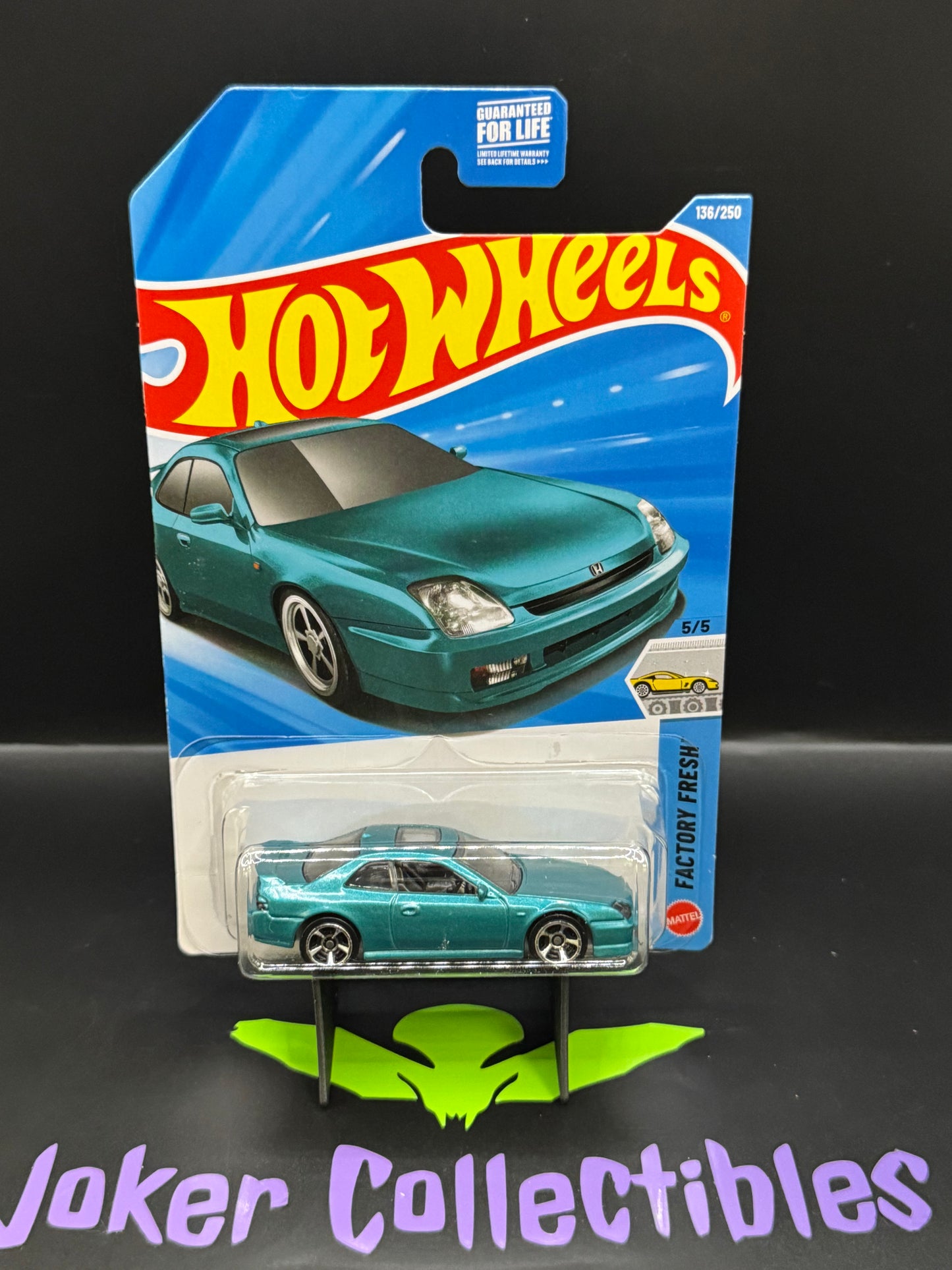 Hot Wheels 2026 Green Blue '98 Honda Prelude 136/250 Factory Fresh 5/5 L Case