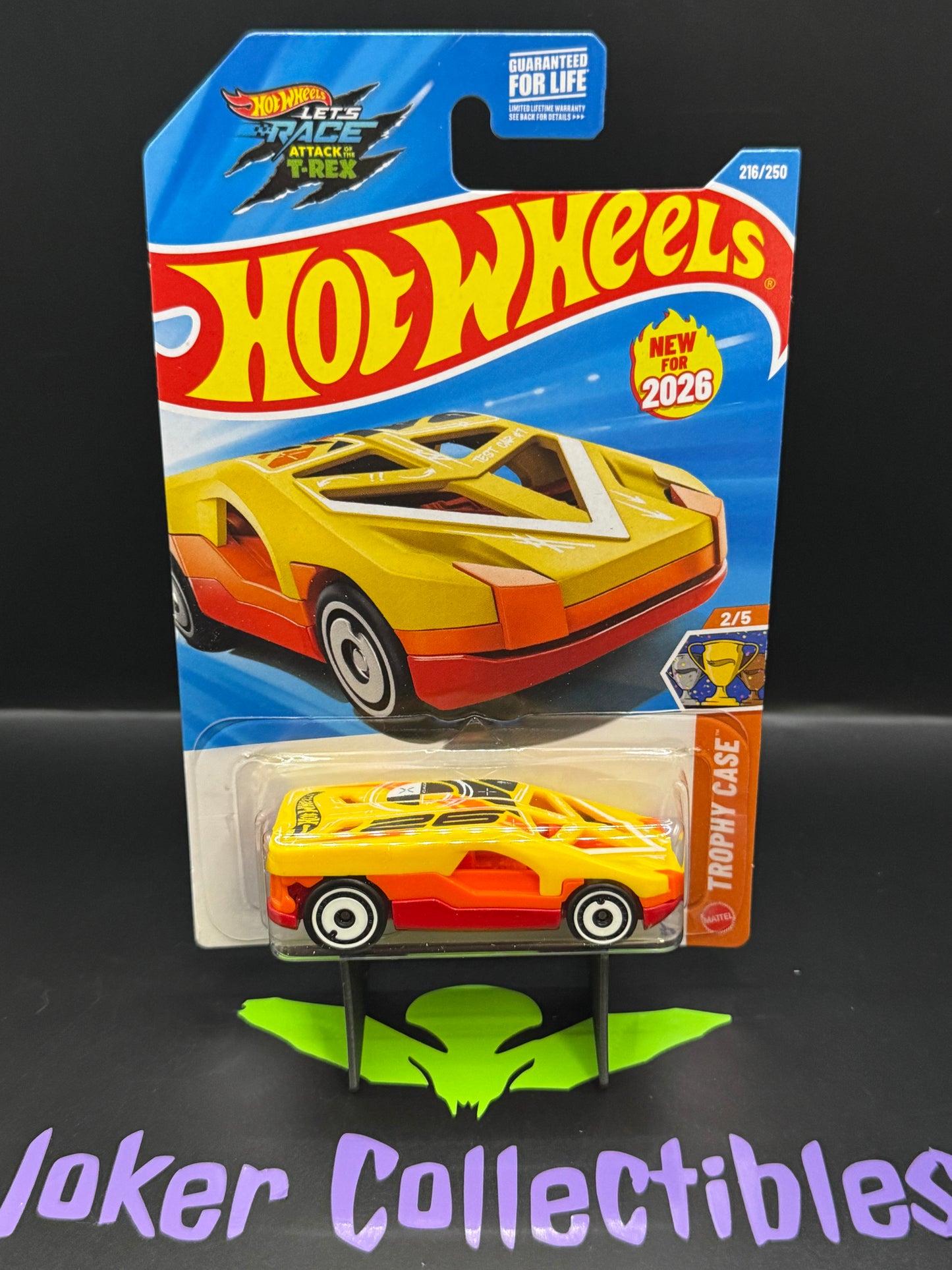 Hot Wheels 2026 Yellow Orange Red HW Test Ride 216/250 Trophy Case 2/5 L Case