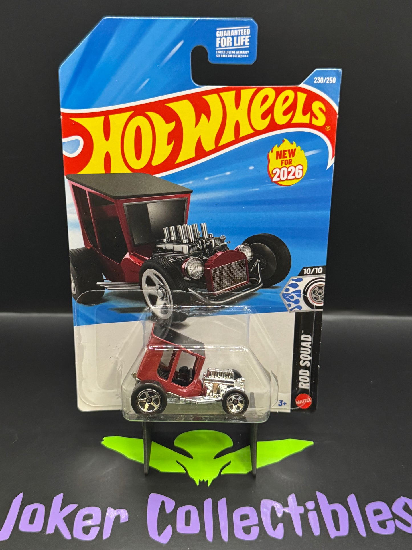 Hot Wheels 2026 Red Uncertain-T 230/250 Rod Squad 10/10 L Case