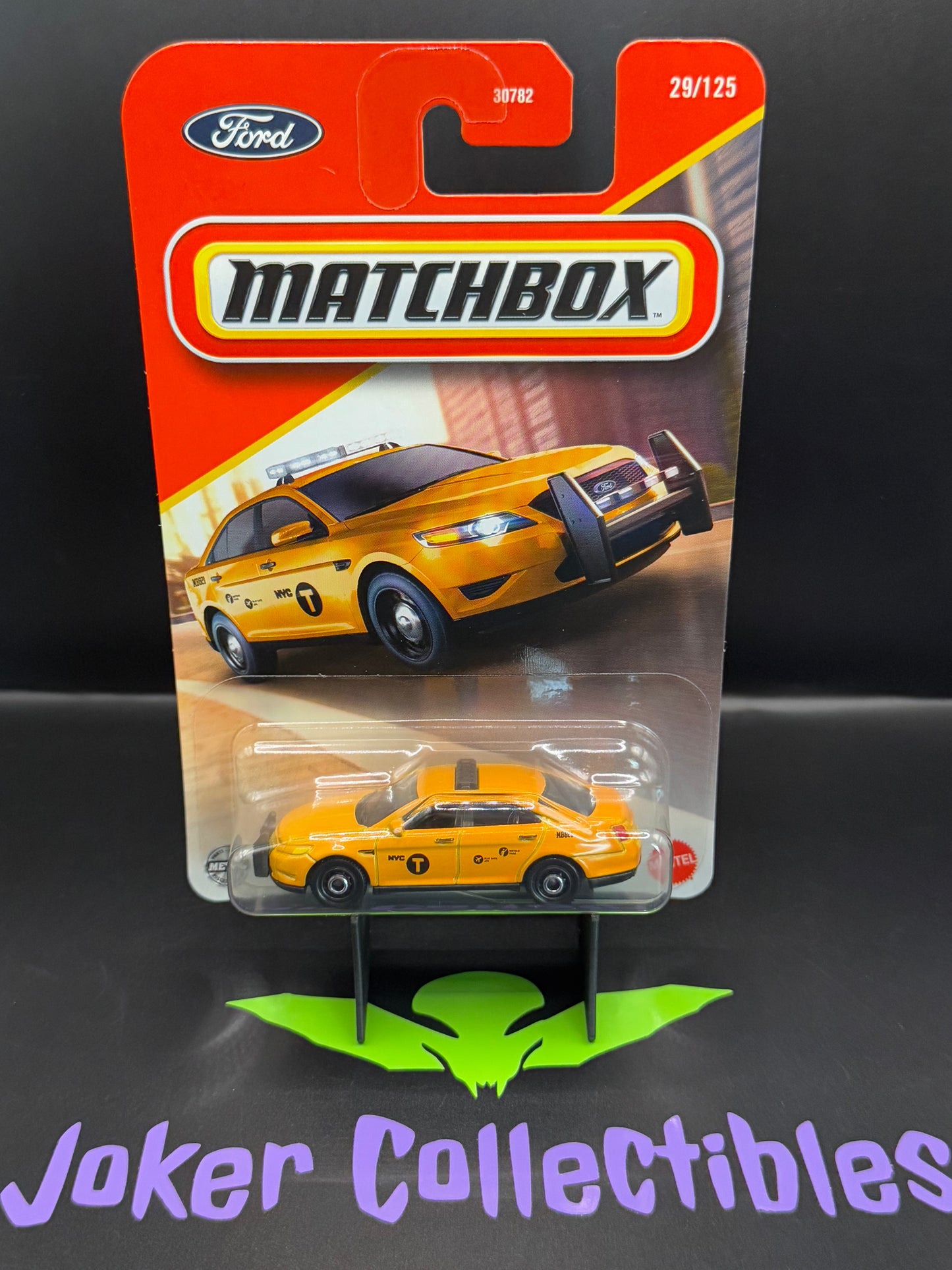 Matchbox 2025 Yellow Orange Ford Police Interceptor NYC # 29/125