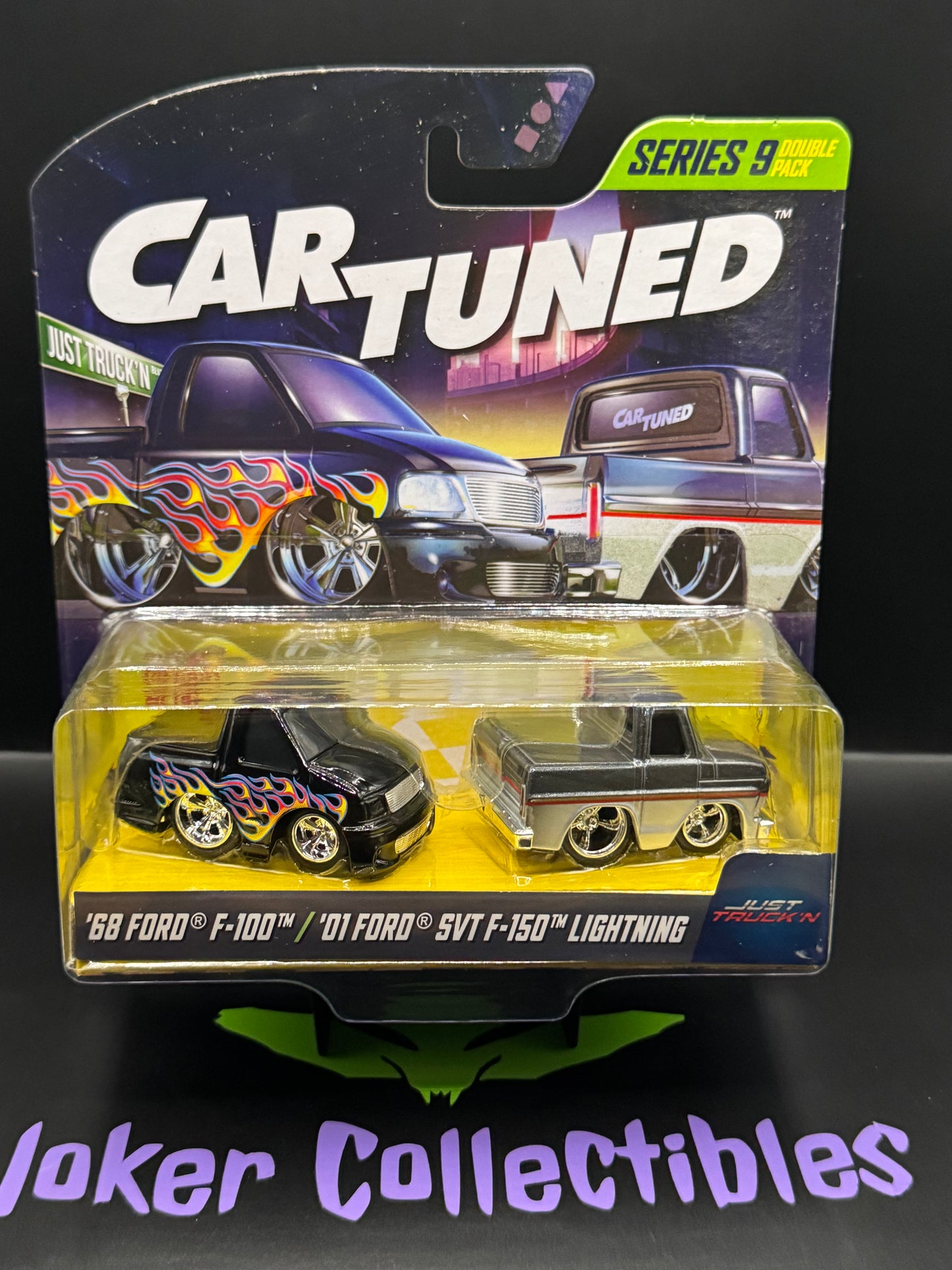 CarTuned Double Pack Series 9 Just Truck'N '68 Ford F-100 & '01 Ford SVT F-150 Lightning Car Tuned