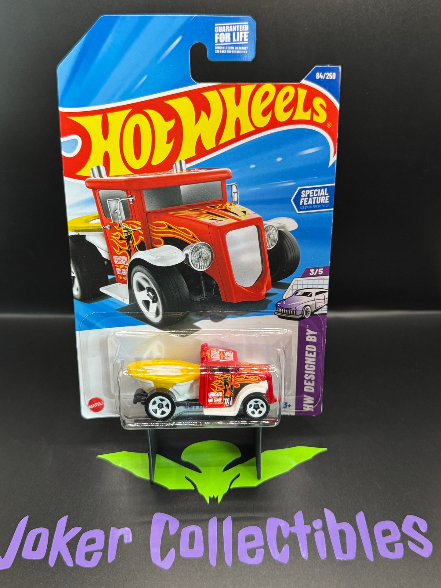 Hot Wheels 2025 Red Yellow White Gotta Go 84/250 HW Designed By 3/5 M Case