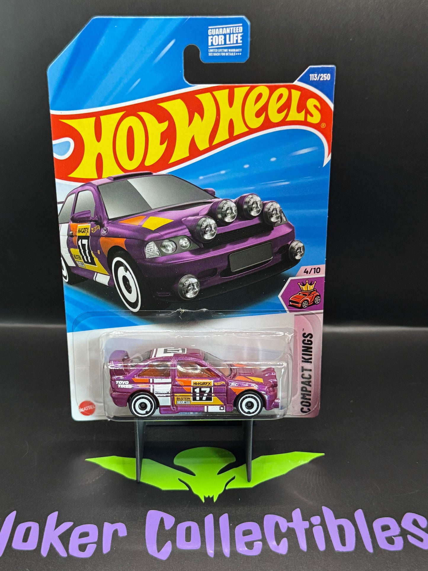 Hot Wheels 2025 Fuchsia Pink Purple Ford Escort 113/250 Compact Kings 4/10 L Case