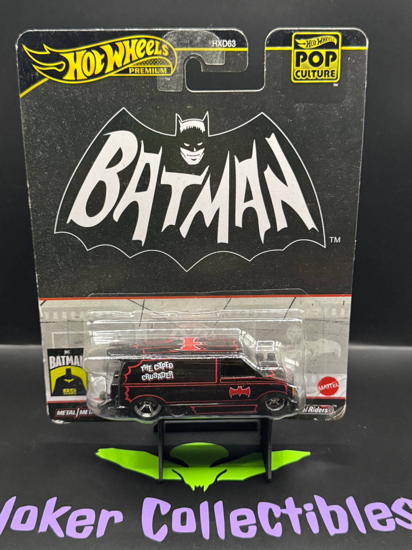 Hot Wheels Premium Pop Culture 85 Years Batman 1985 Chevy Astro Van