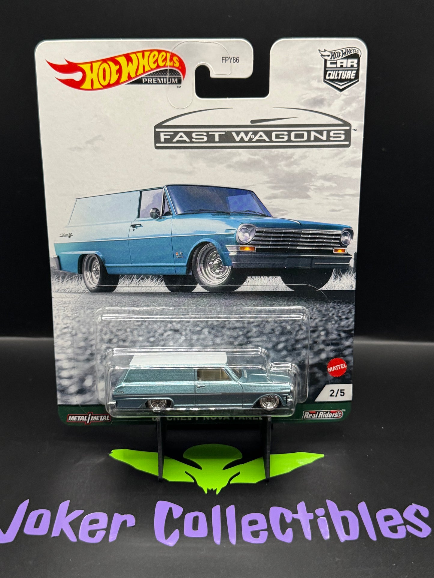 Hot Wheels Premium Car Culture Fast Wagons '64 Chevy Nova Panel # 2/5