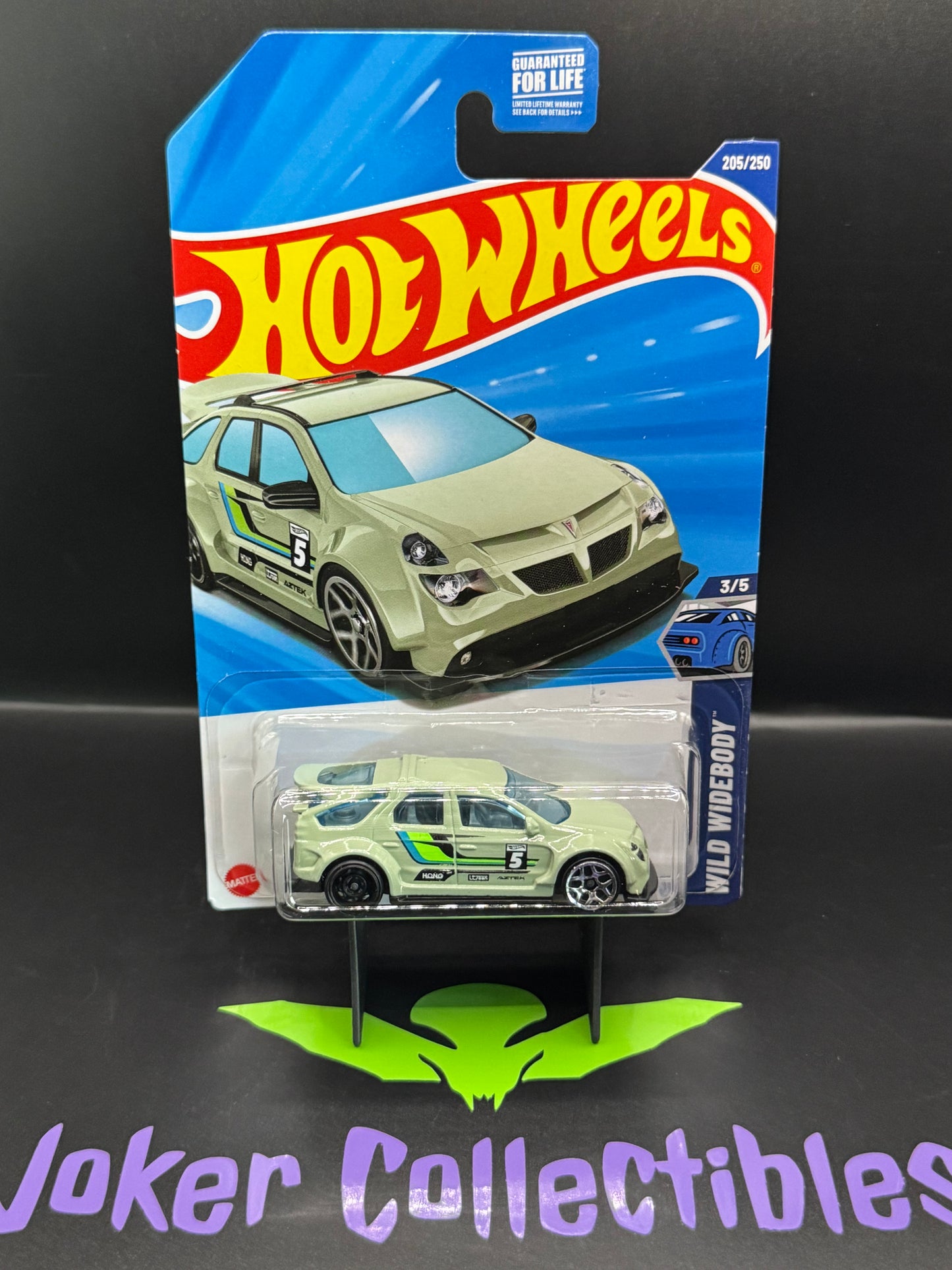 Hot Wheels 2025 Green Pontiac Aztek Custom 205/250 Wild Widebody 3/5 L Case