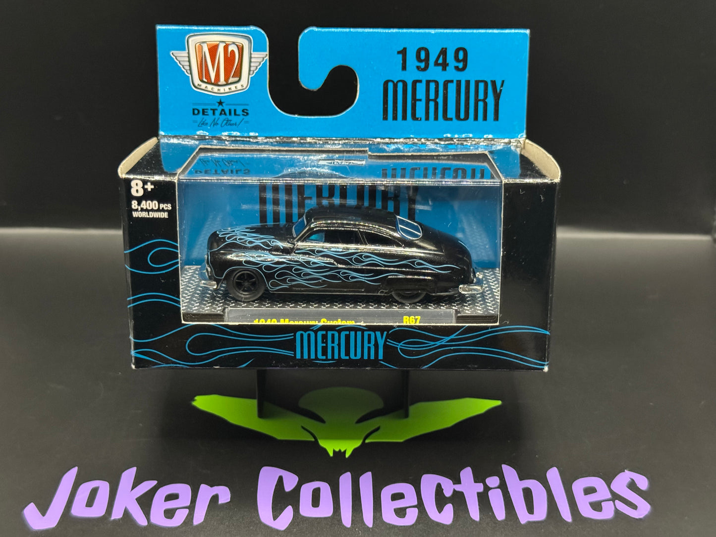 M2 Machines Blue & Black 1949 Mercury Custom R67 21-51