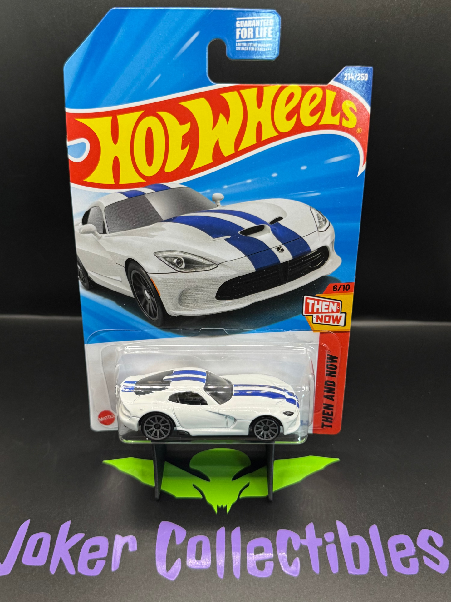 Hot Wheels 2025 White Blue 2013 SRT Viper 214/250 Then and Now 6/10 M Case