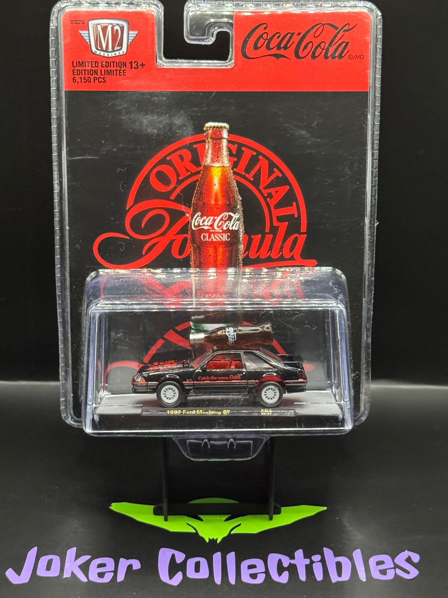 M2 Machines Coca-Cola Black & Red 1987 Ford Mustang GT A04 20-07