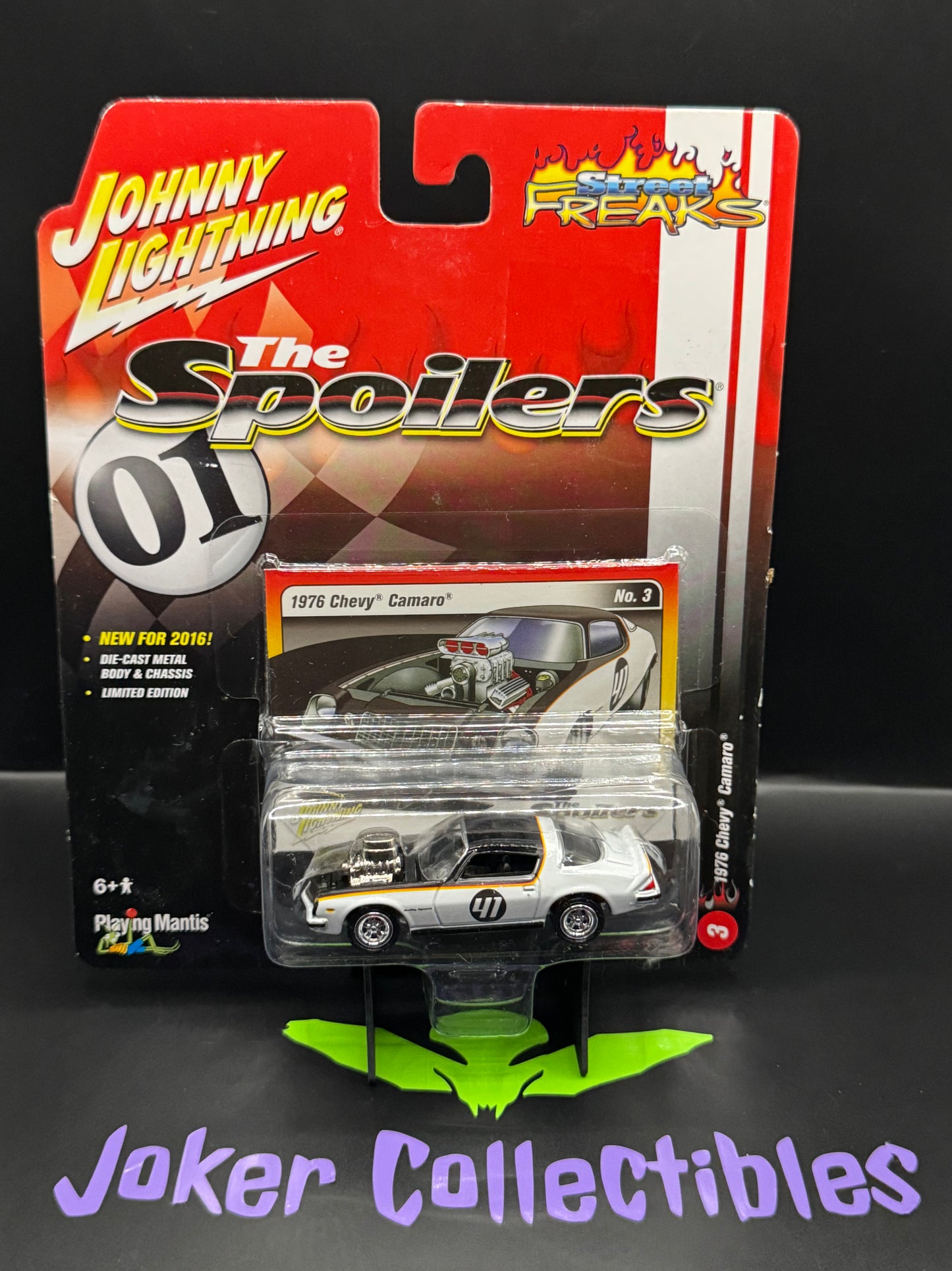Johnny Lightning Street Freaks The Spoilers 1976 Chevy Camaro 2016 Series No. 3