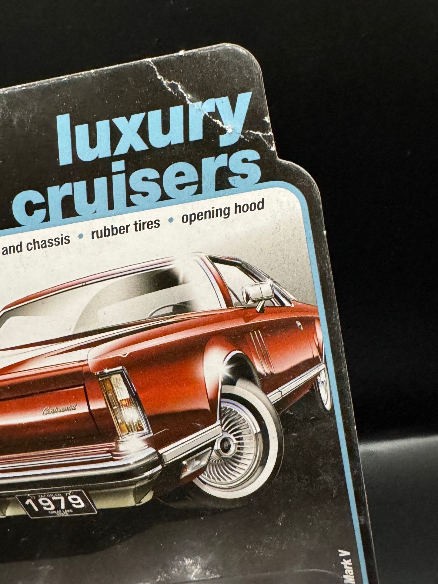 Auto World Luxury Cruisers 1979 Lincoln Continental Mark V Dark Red Poly # 5