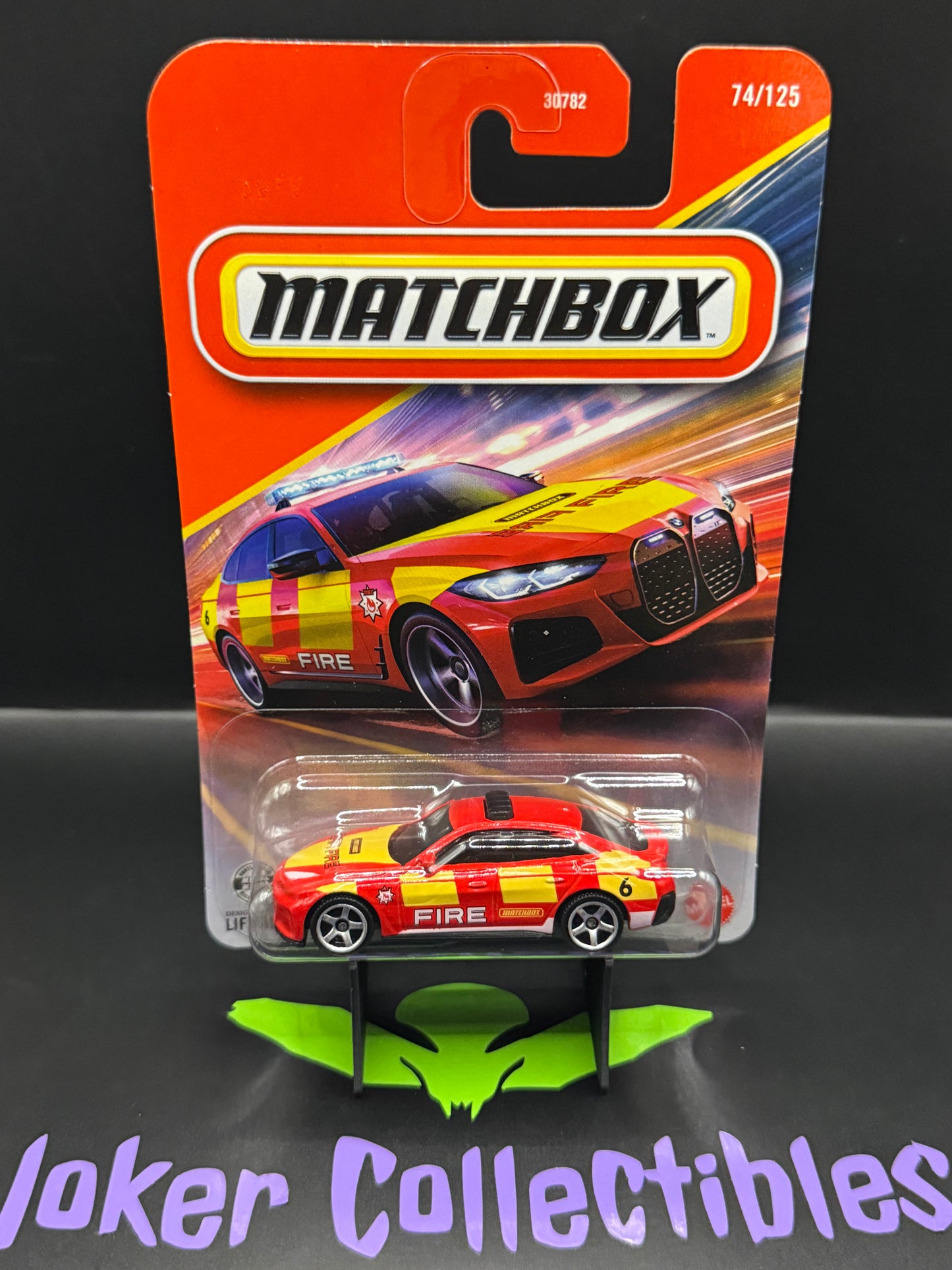 Matchbox 2026 Red Fire BMW i4 Police # 74/125