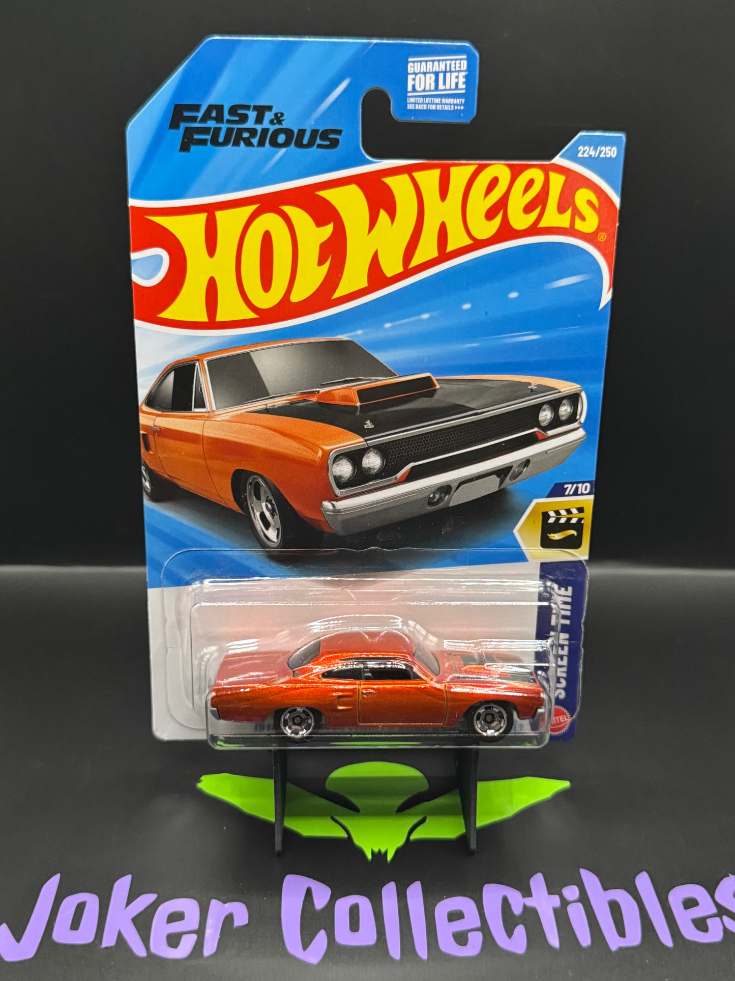 Hot Wheels 2026 Fast & Furious Orange 1970 Custom Plymouth Road Runner 224/250 Screen Time 7/10 M Case