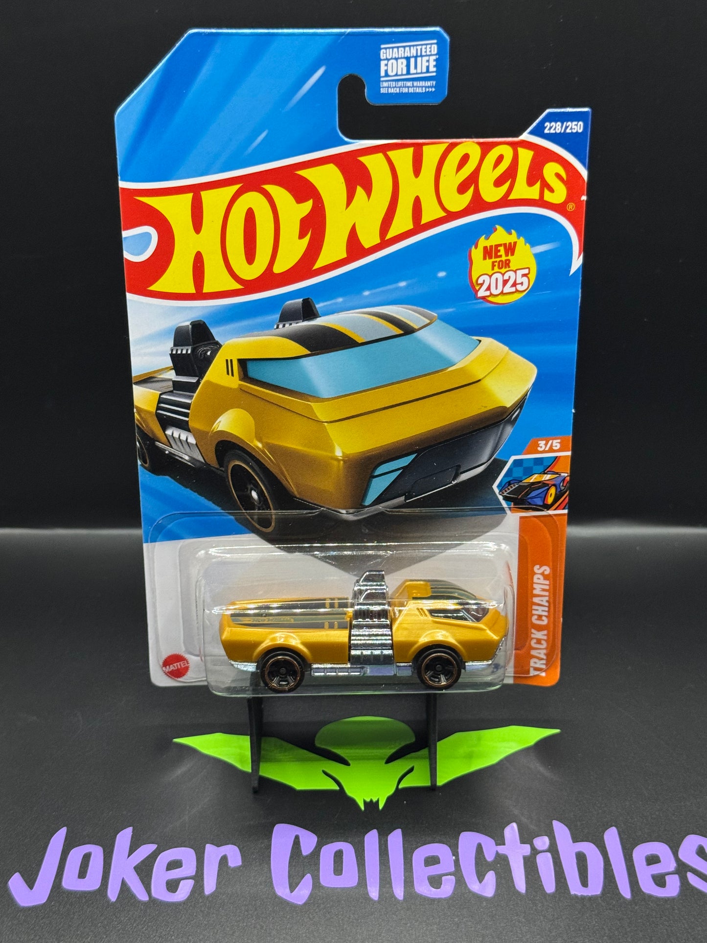 Hot Wheels 2025 Gold Yellow Twin Dorado 228/250 Track Champs 3/5 N Case