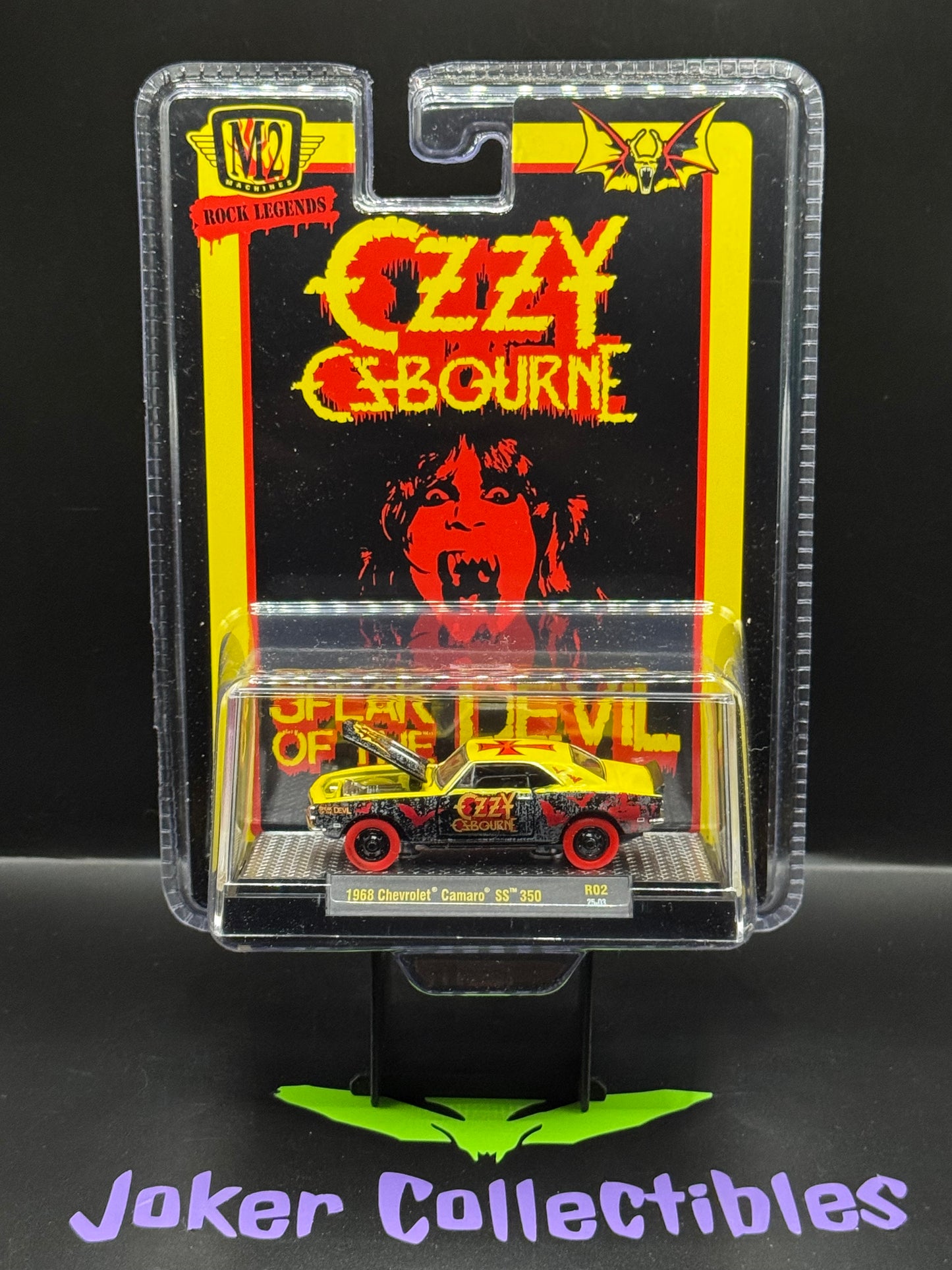 M2 Machines Rock Legends Ozzy Osbourne Chase 1968 Chevrolet Camaro SS 350 R02 25-03