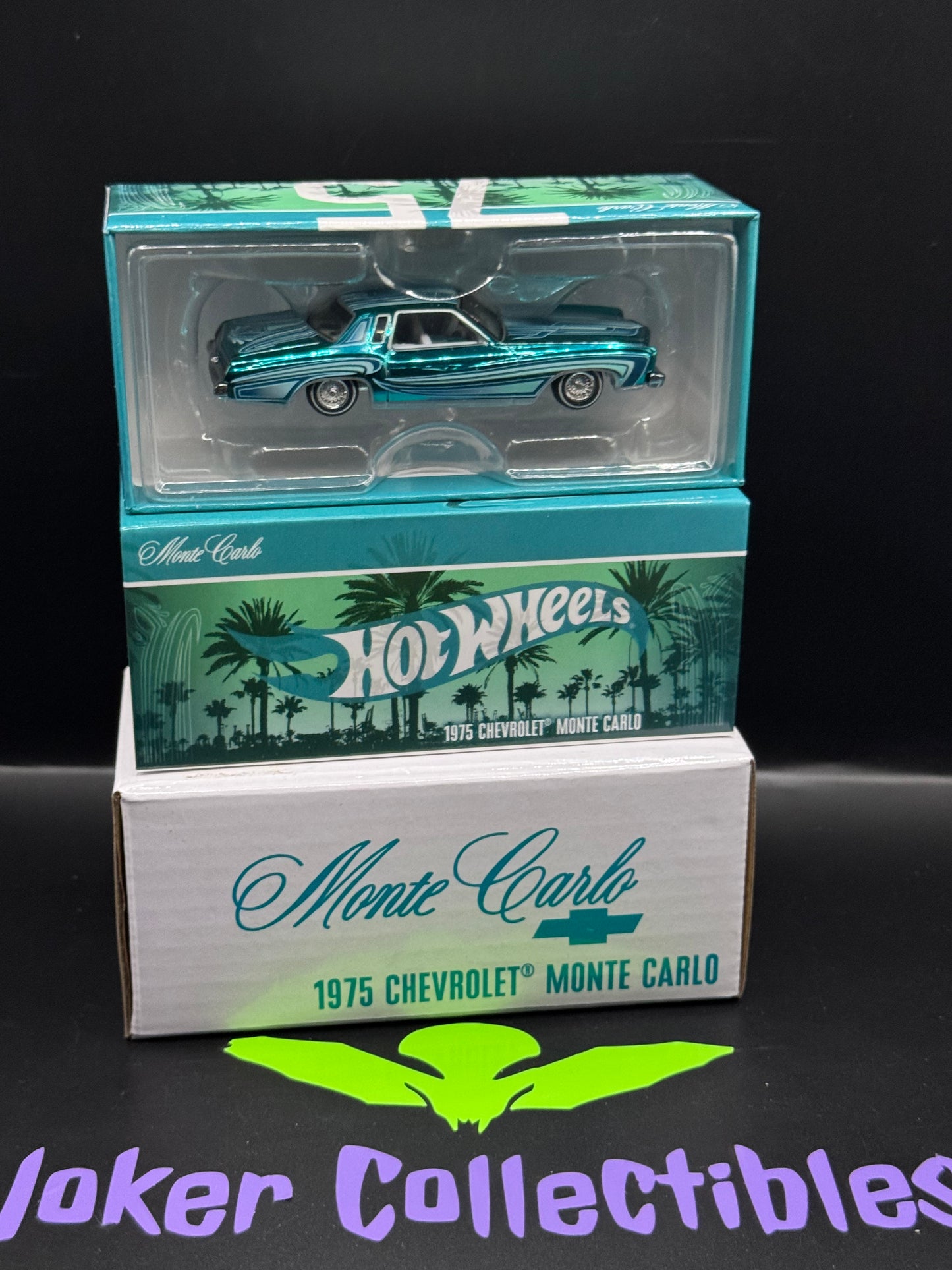Hot Wheels 2024 RLC Exclusive Red Line Club 1975 Chevrolet Monte Carlo Teal